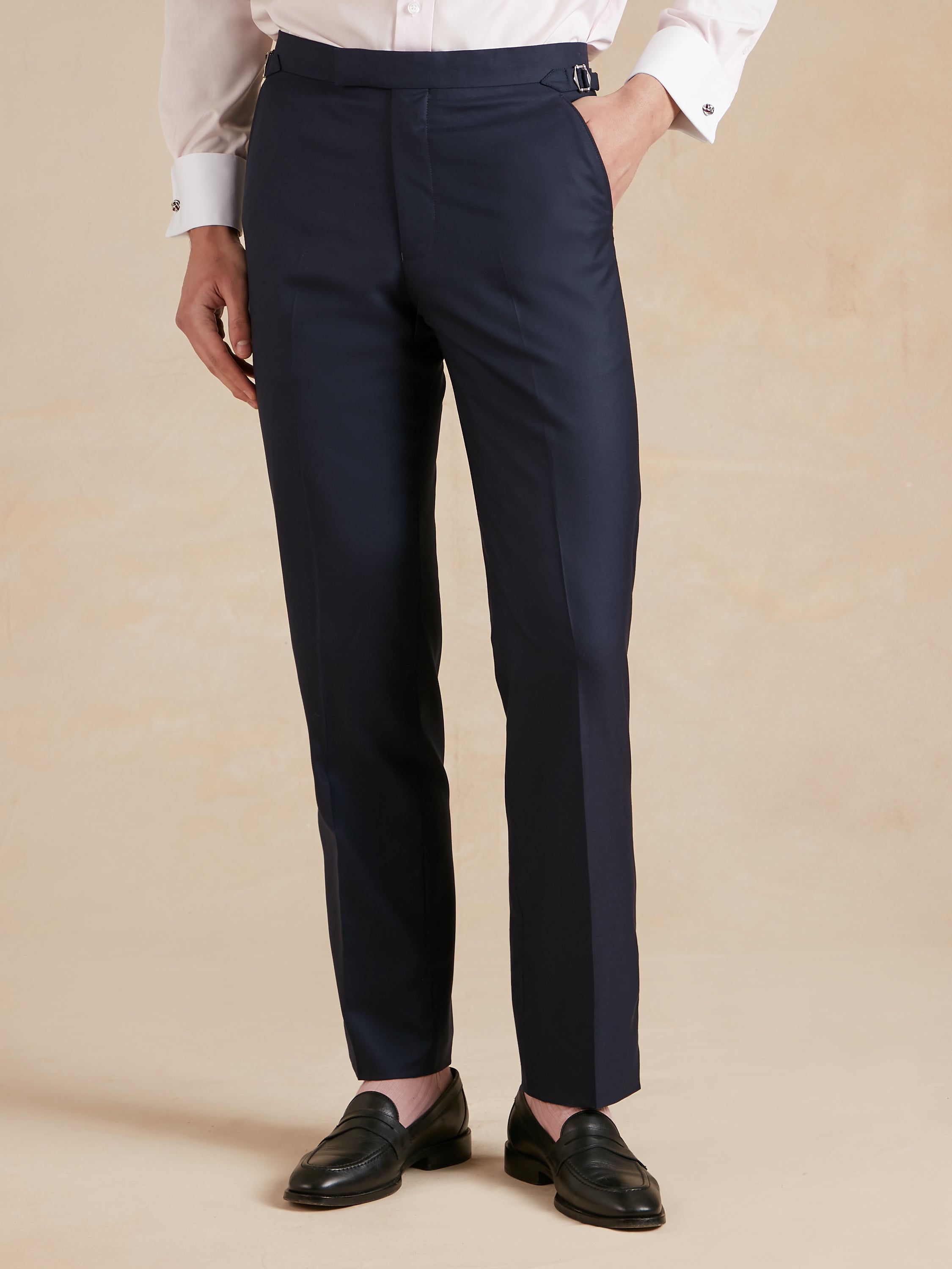 Mayfair Tailored Fit Suit - Navy Superfine Wool