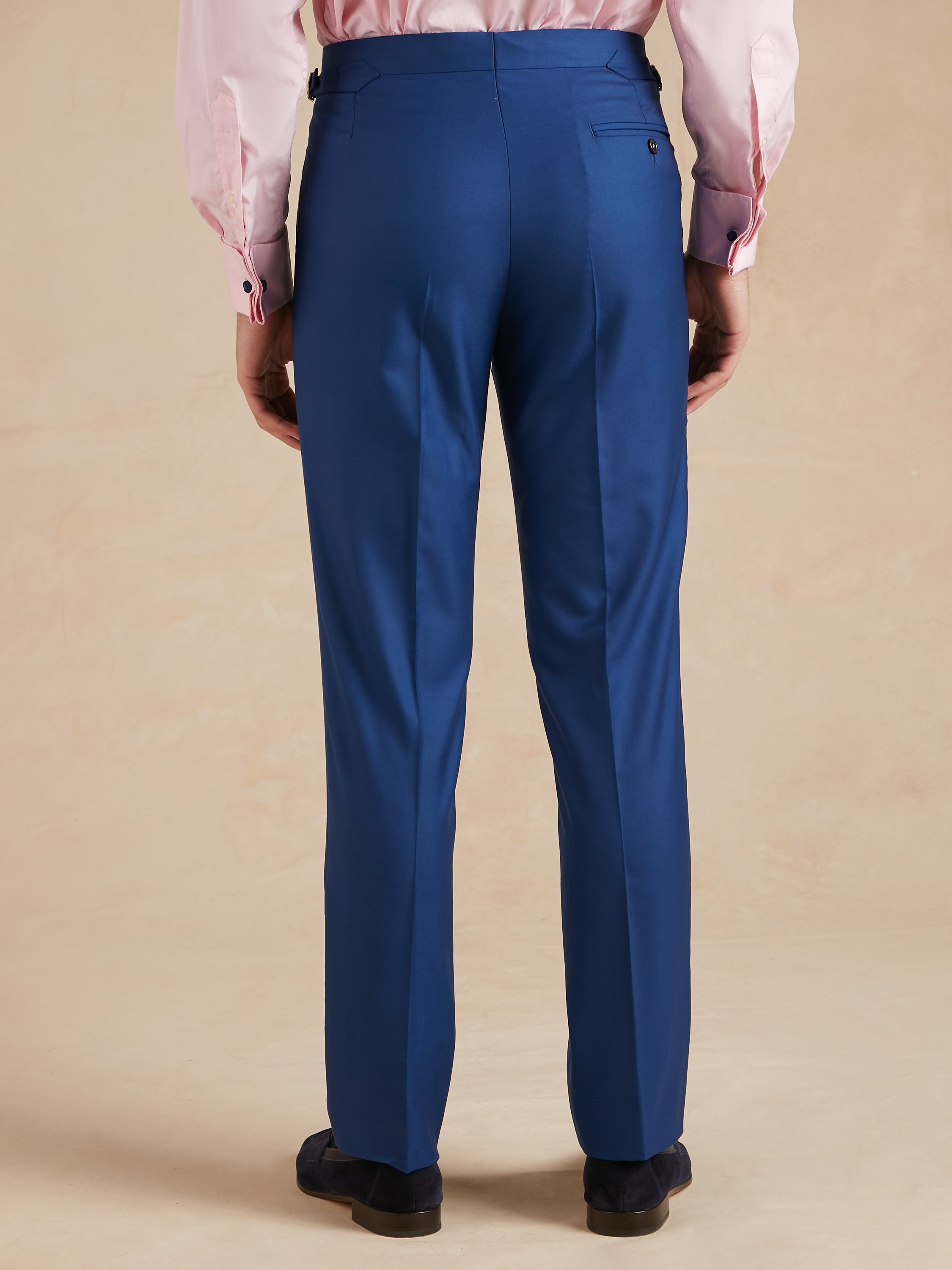 Mayfair Tailored Fit Suit - Royal Blue Superfine Wool