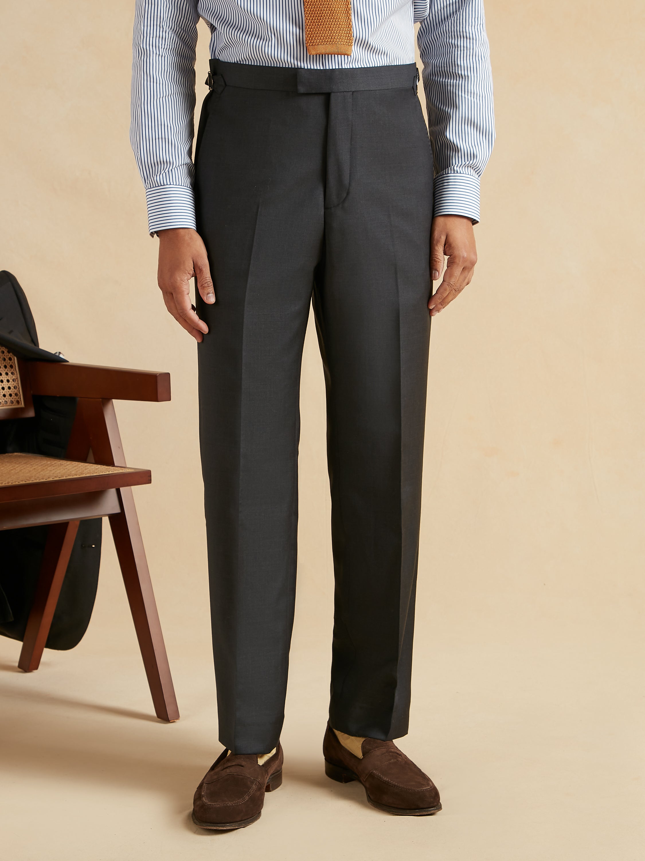 Mayfair Tailored Fit Suit - Charcoal Wool