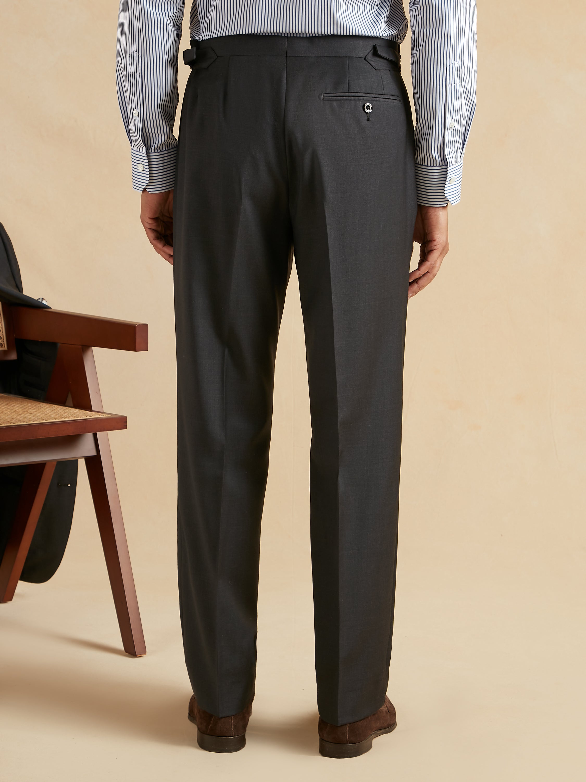 Mayfair Tailored Fit Suit - Charcoal Wool