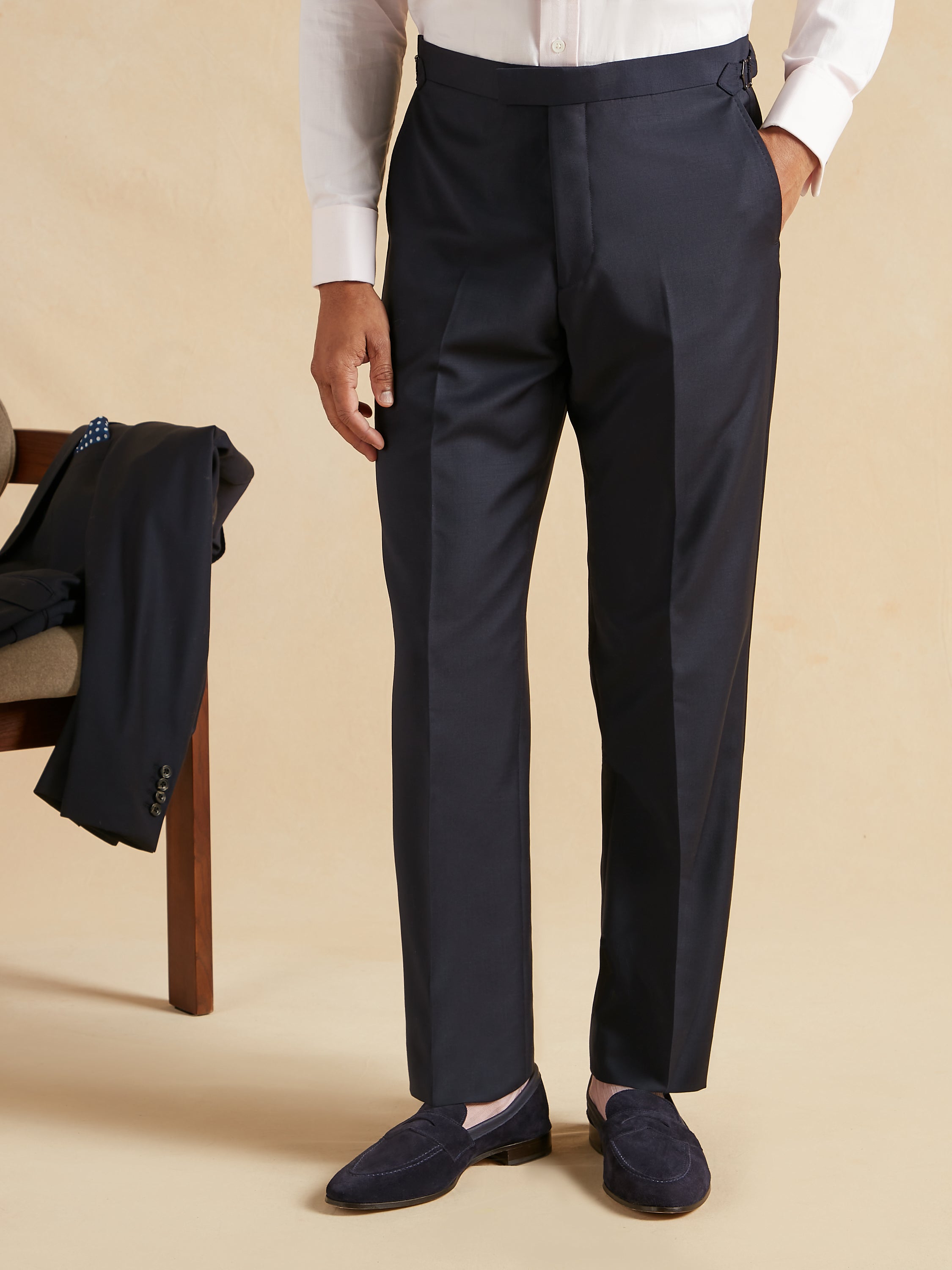 Mayfair Tailored Fit Suit - Navy Wool