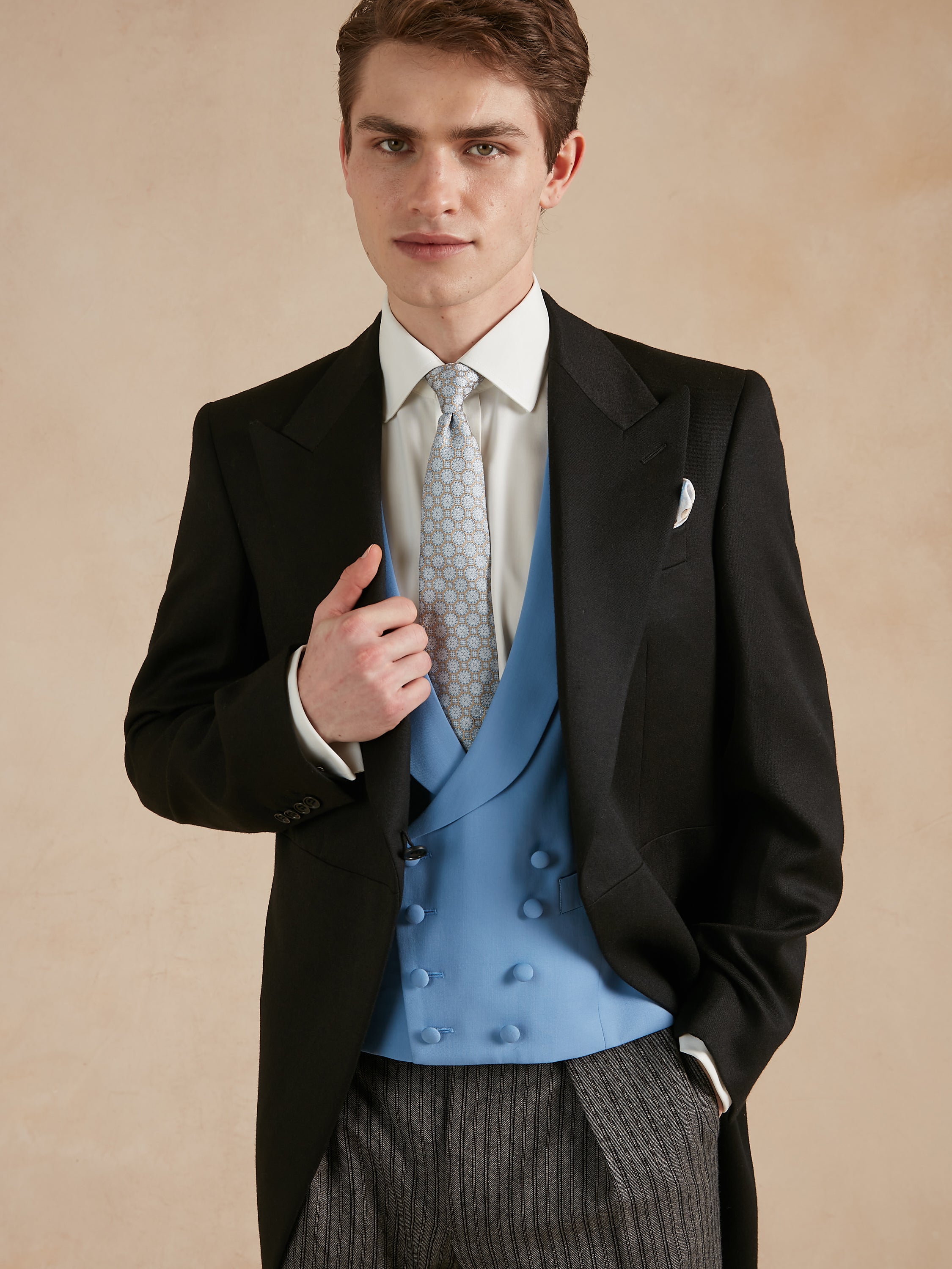 Morning Coat - Black Barathea