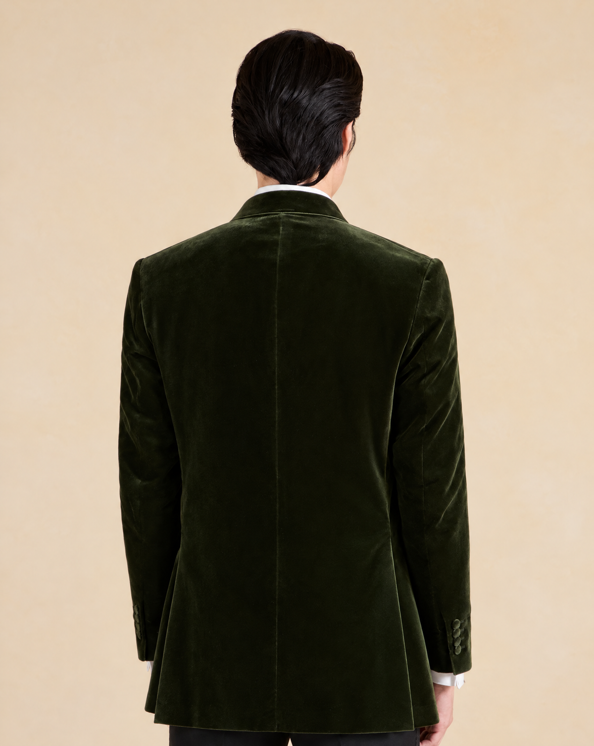 Ormonde Smoking Jacket - Green Velvet
