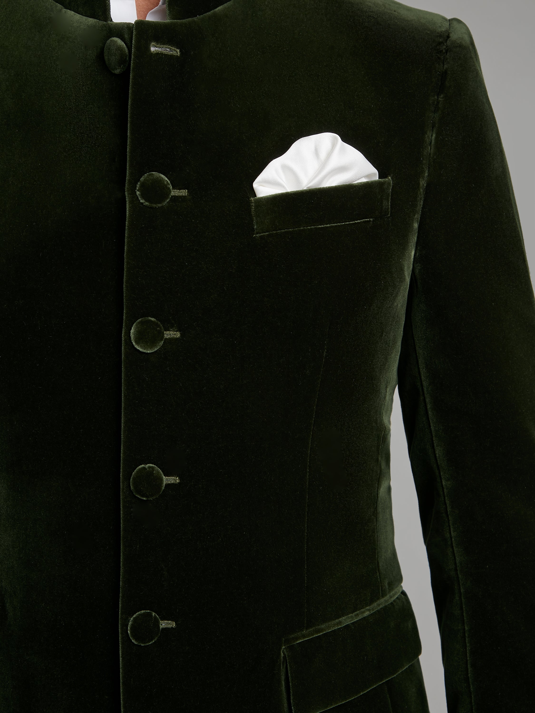 Ormonde Smoking Jacket - Green Velvet
