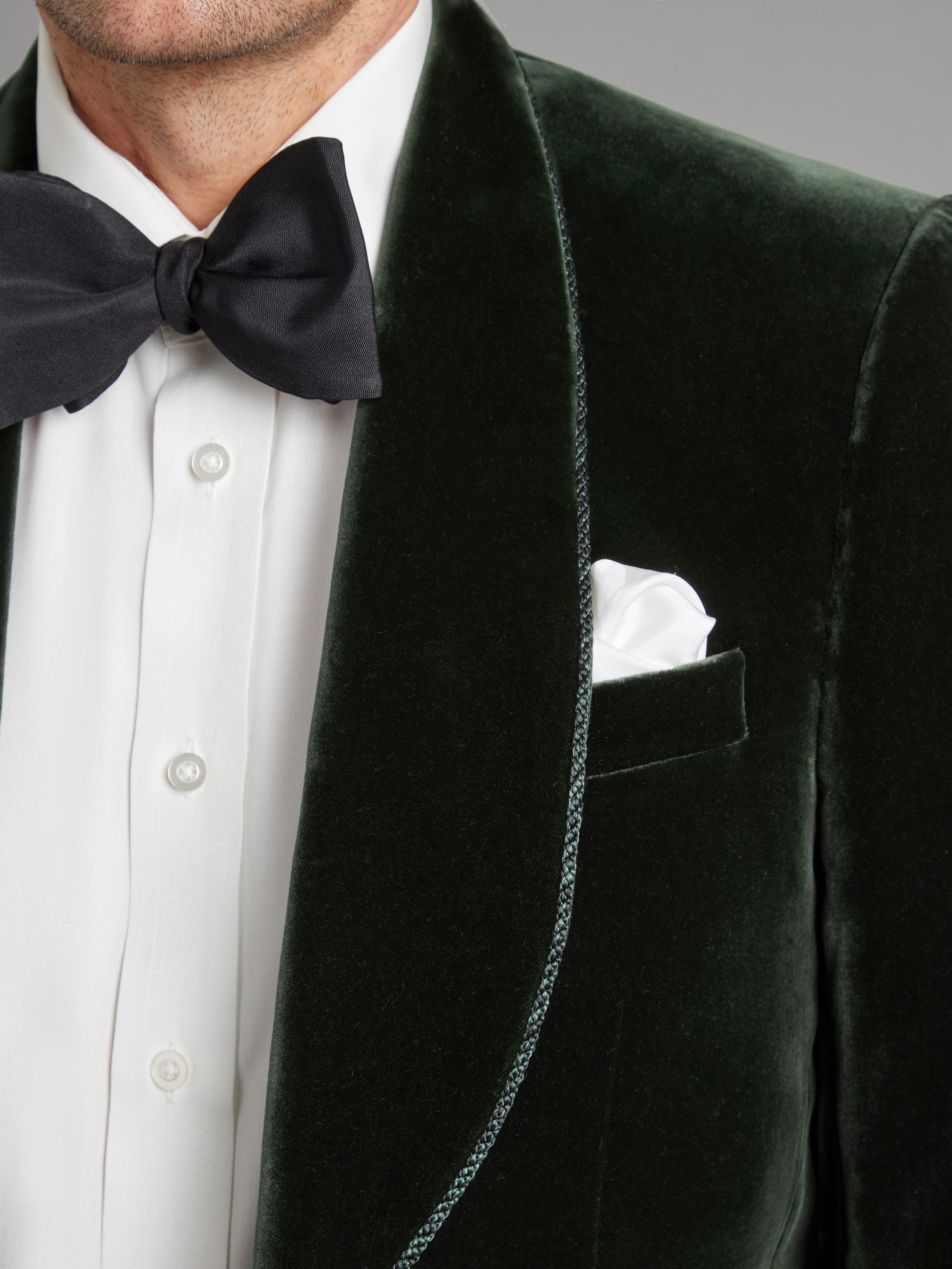 Silk Barathea Bow Tie Self Tie - Black 8cm