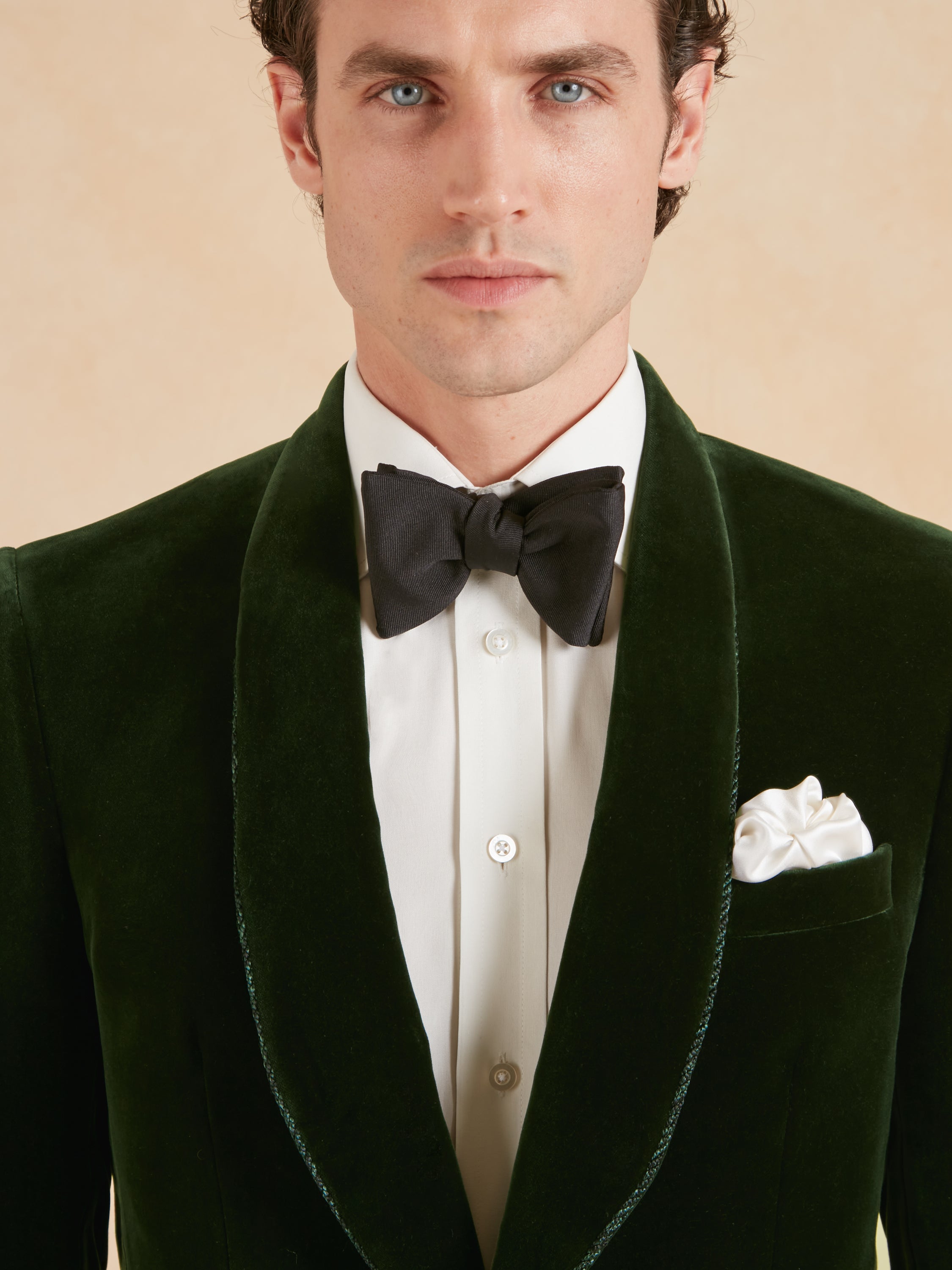 Pembroke Smoking Jacket - Green Velvet