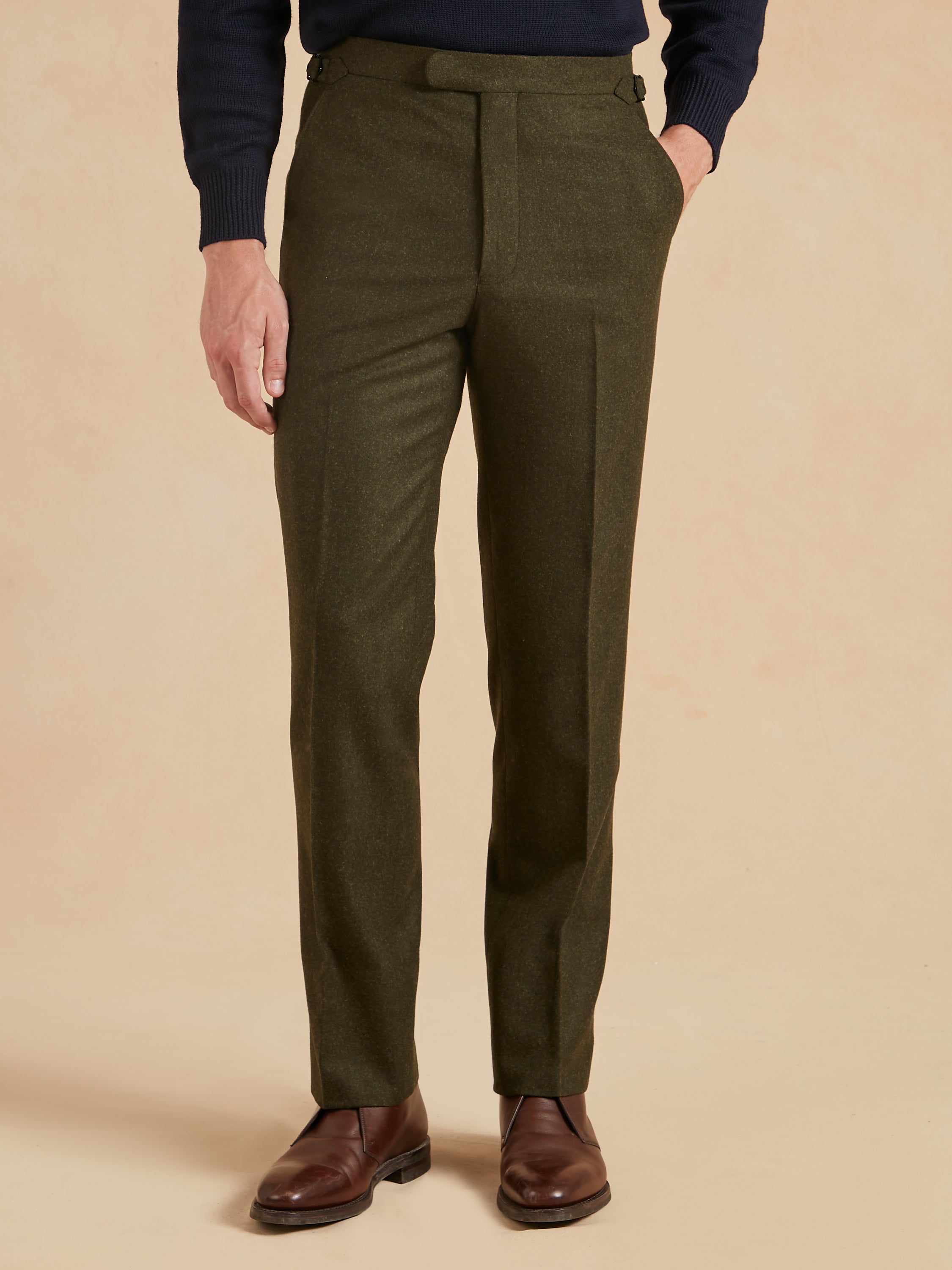 Loden Trousers - Moss Green