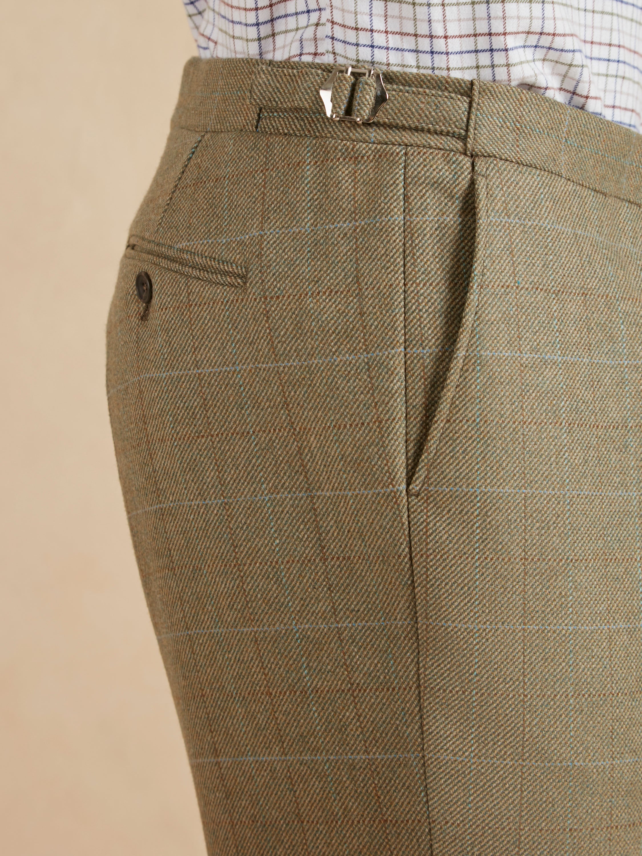 Pleated Trousers - Ayr Tweed