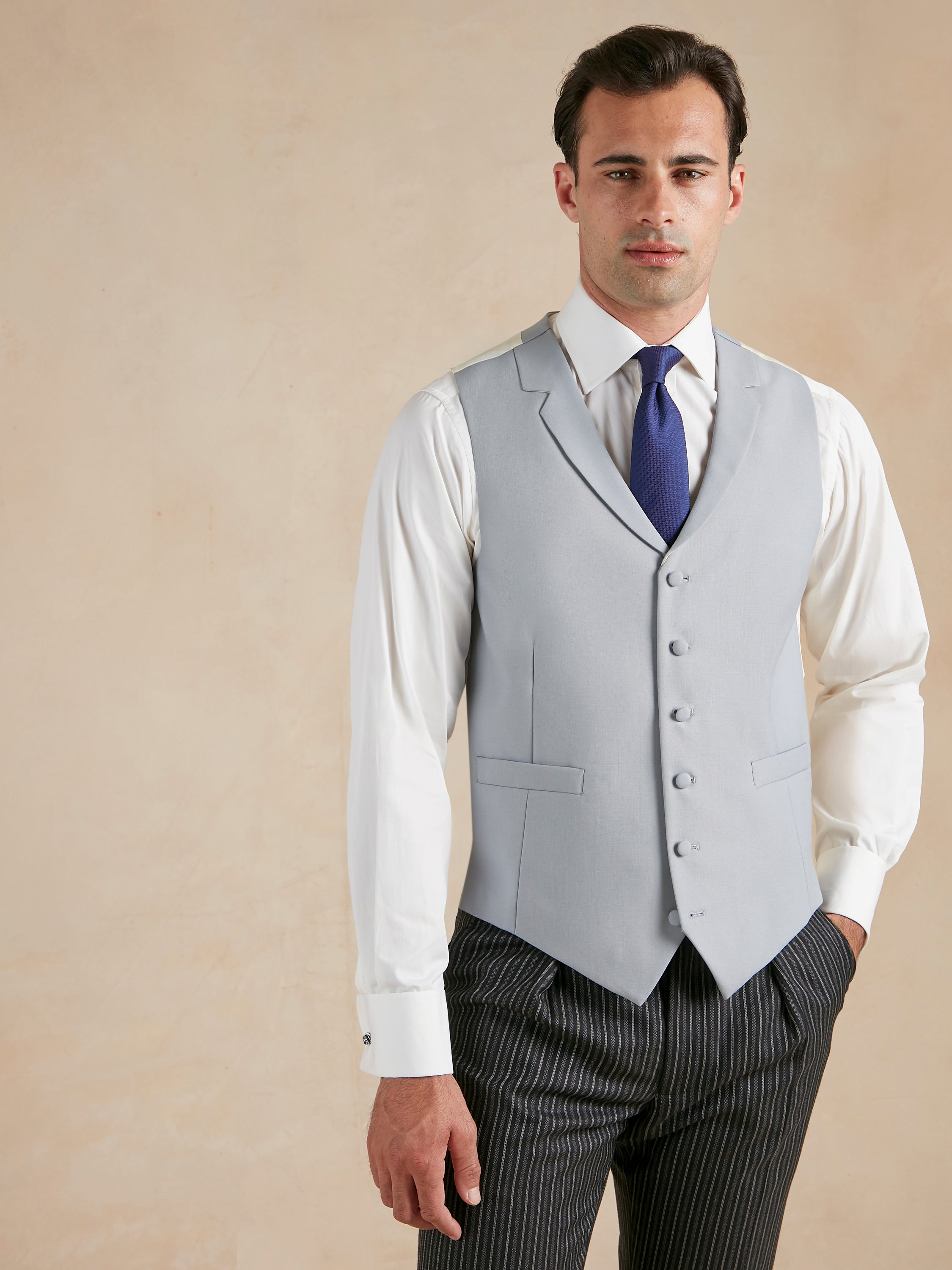 Morning Suit Hire for Royal Ascot - Morning Coat, Trousers & Single Breasted Waistcoat