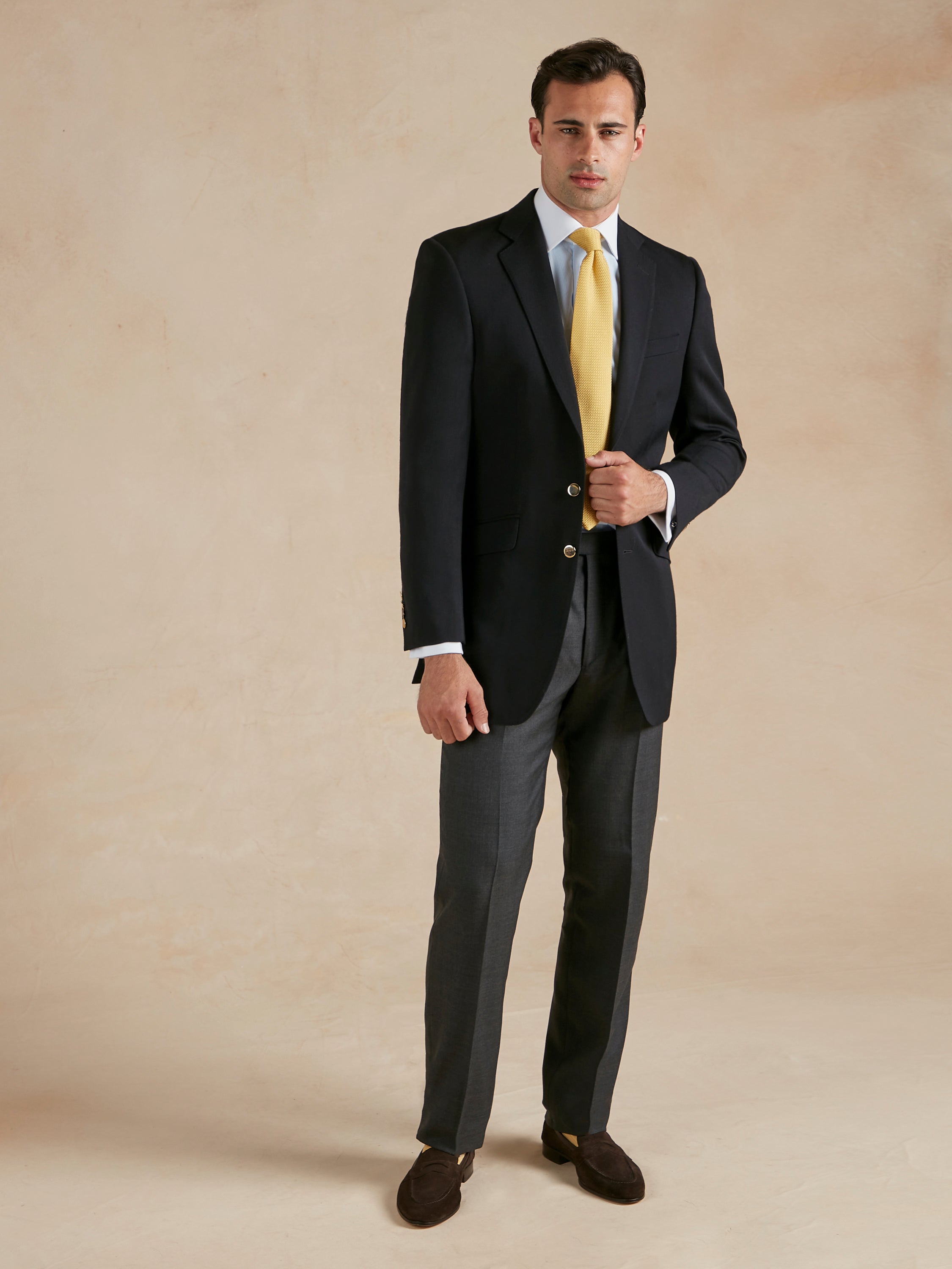 Single Breasted Navy Blazer