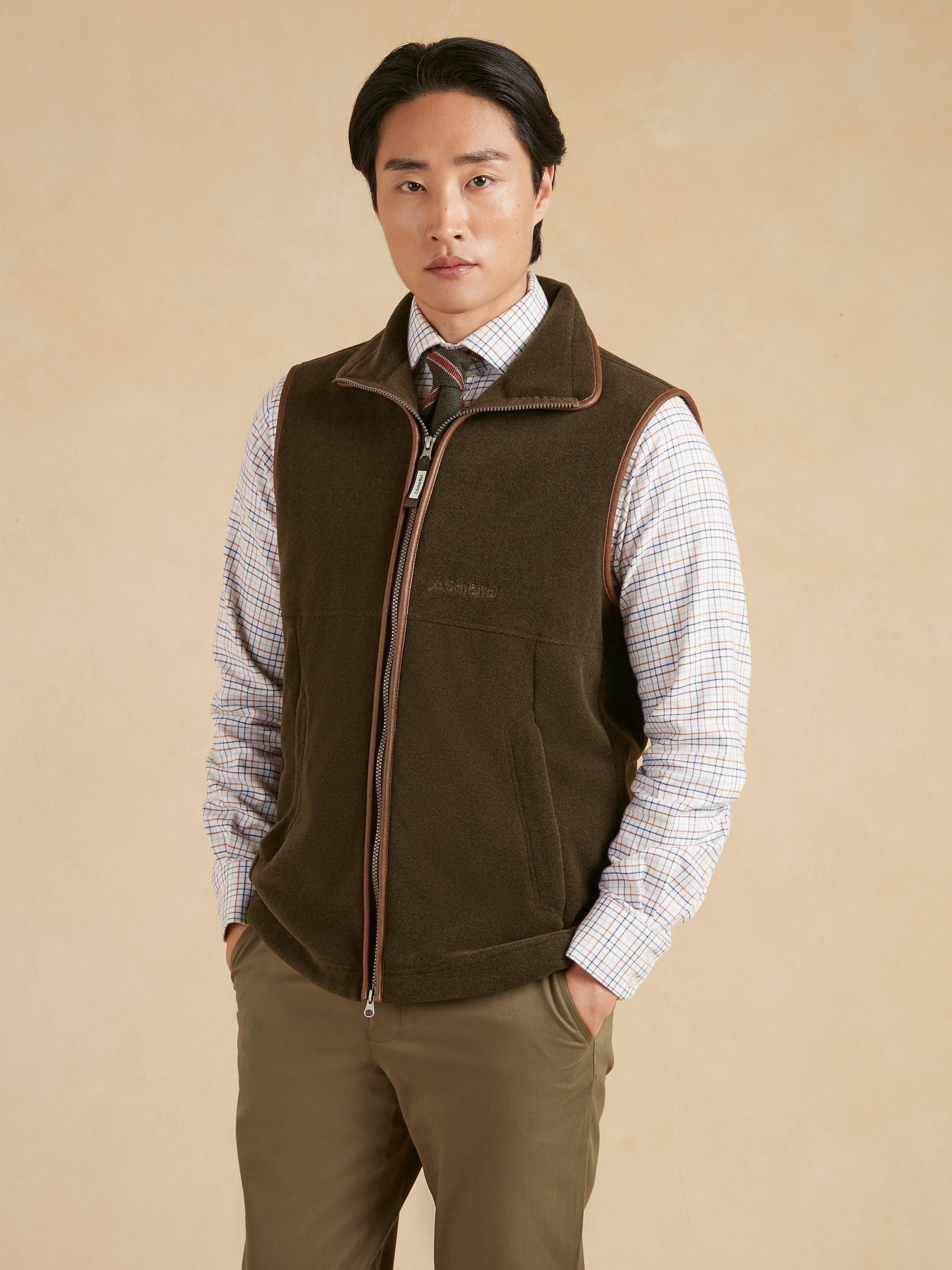 Schoffel Oakham Fleece Gilet - Dark Olive