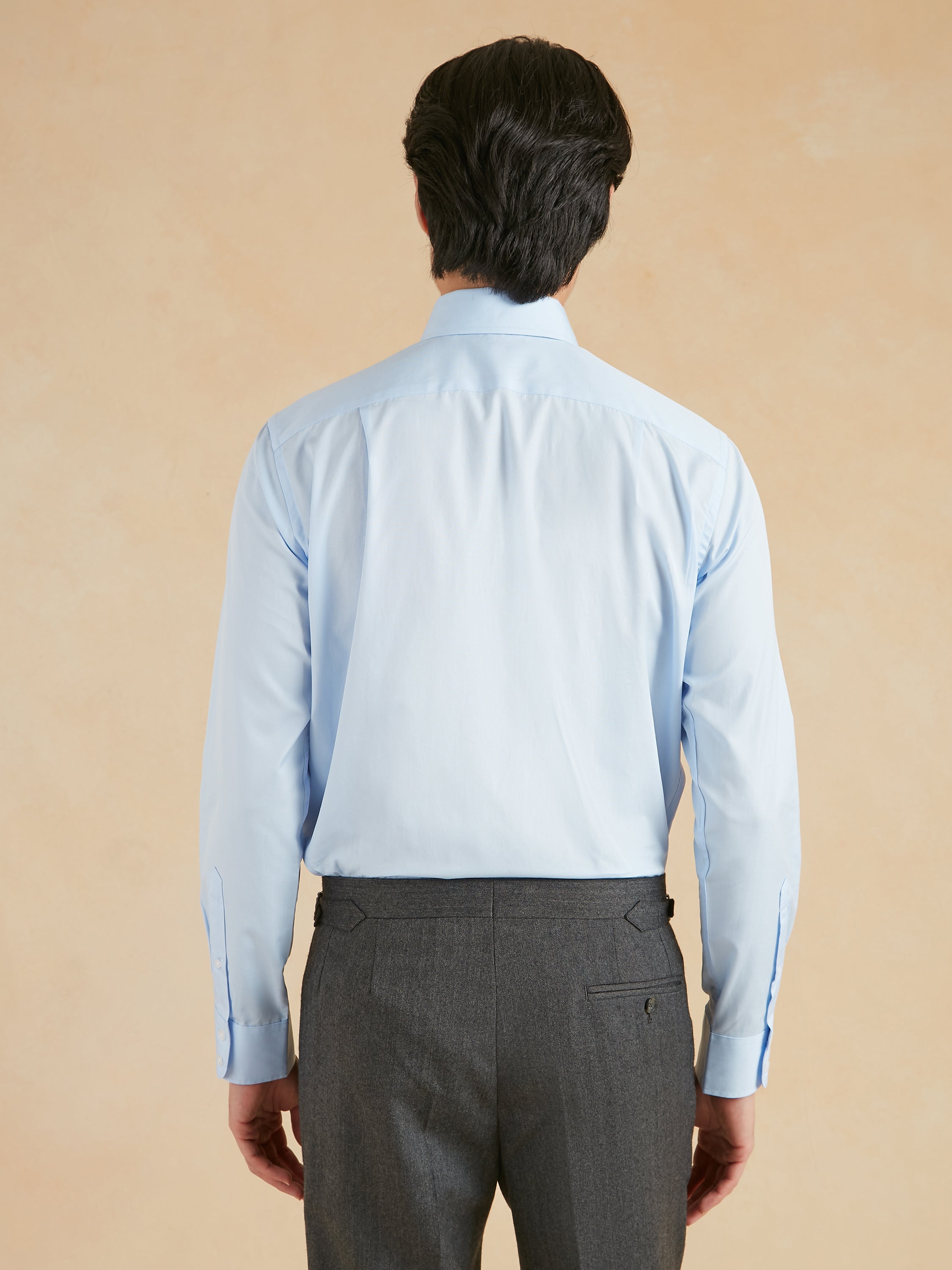 Single Cuff City Shirt, Poplin - Blue