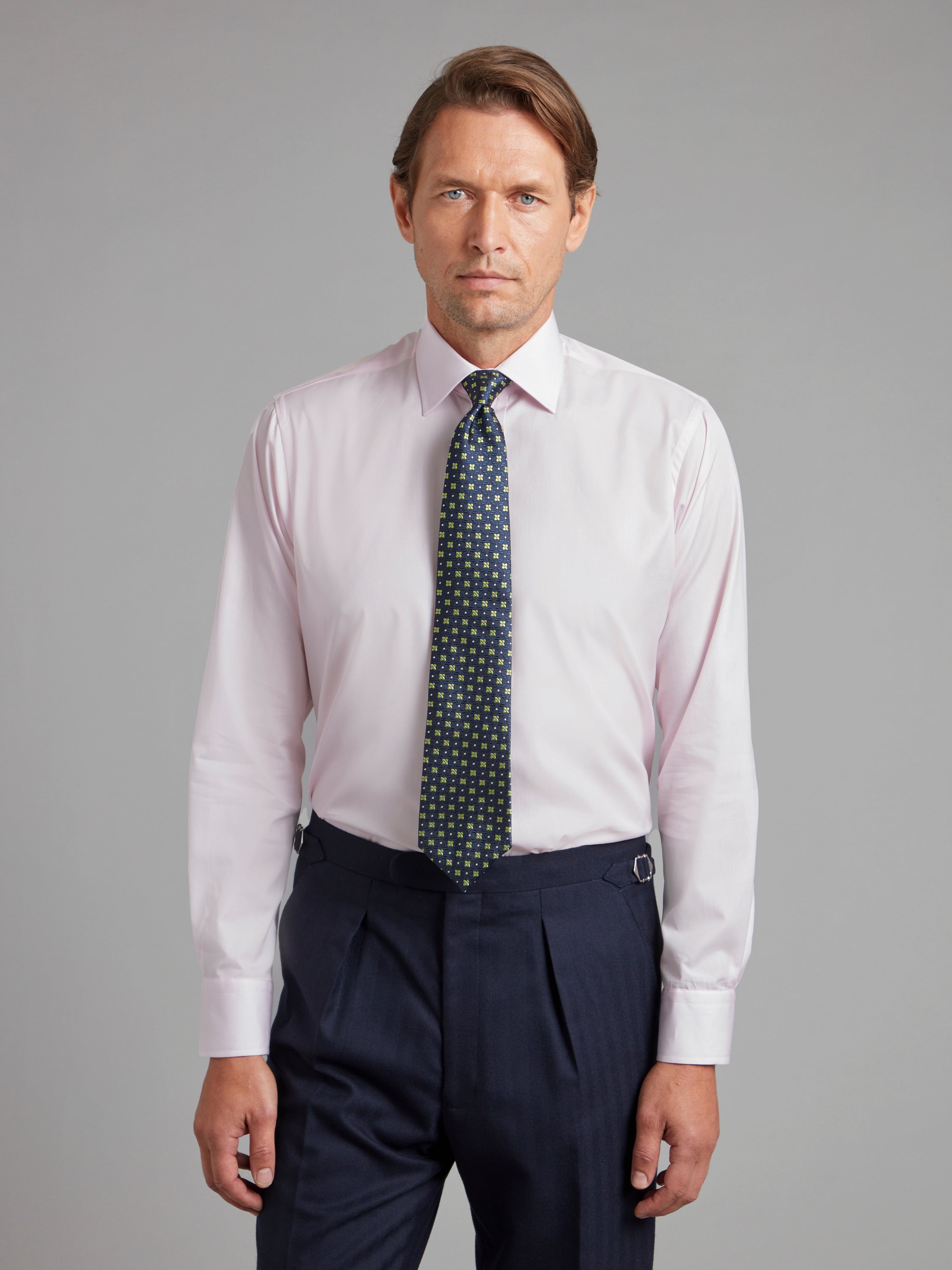 Single Cuff City Shirt, Poplin - Pink