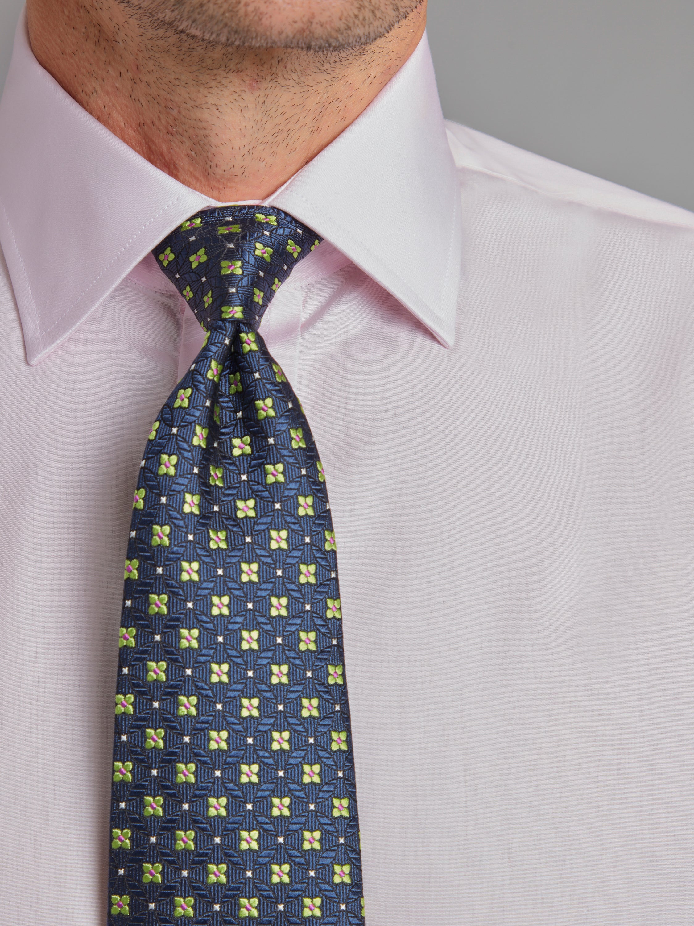 Single Cuff City Shirt, Poplin - Pink