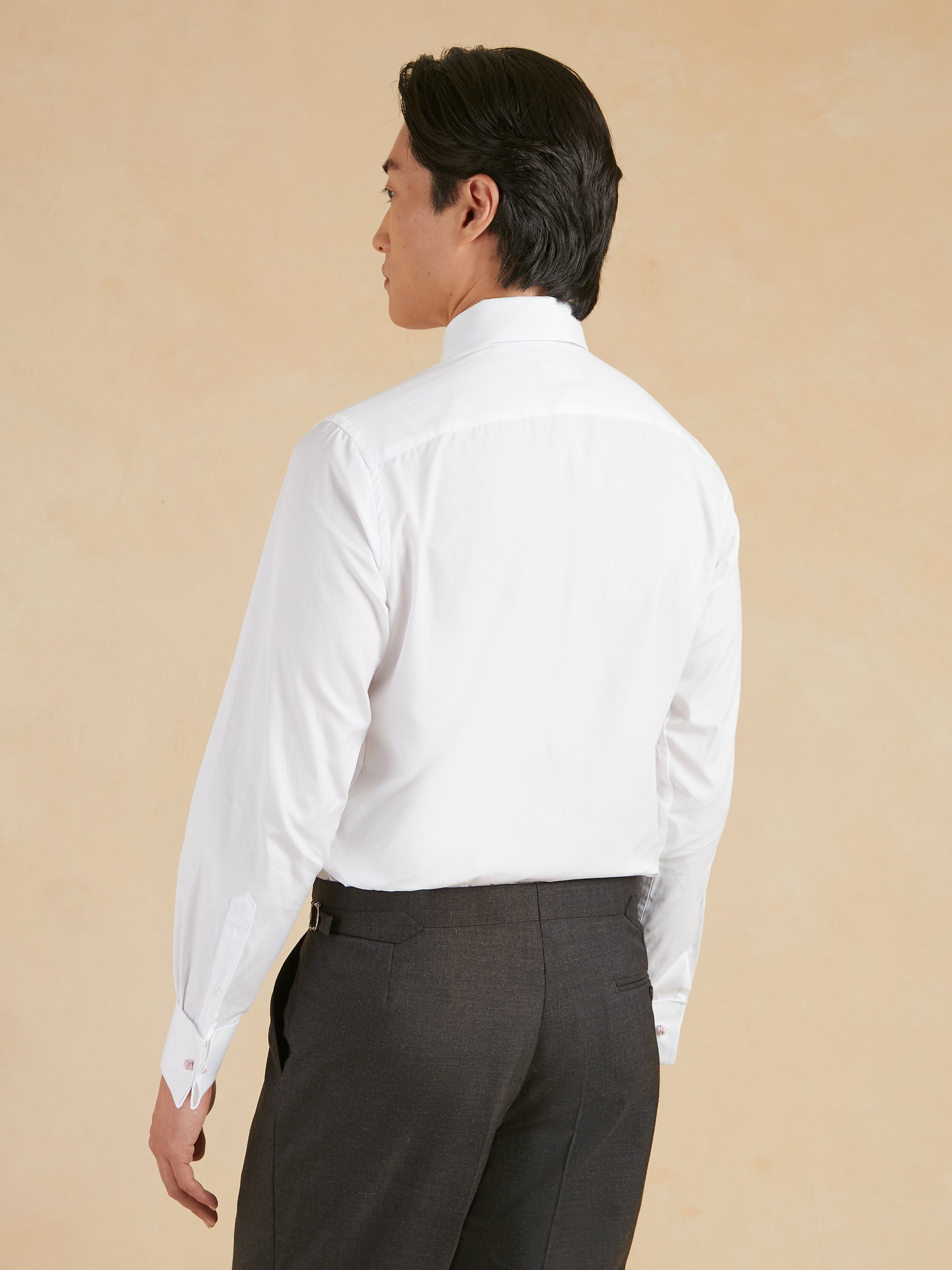 Slim Fit Classic Collar City Shirt - White