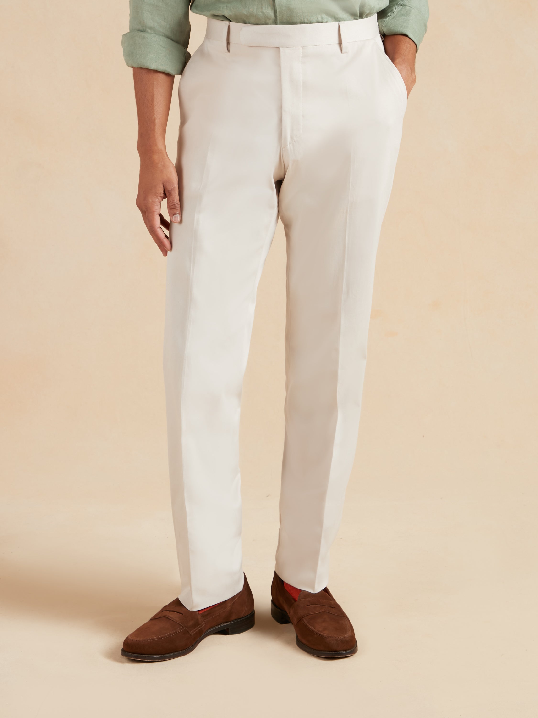 Stretch Chinos - Stone