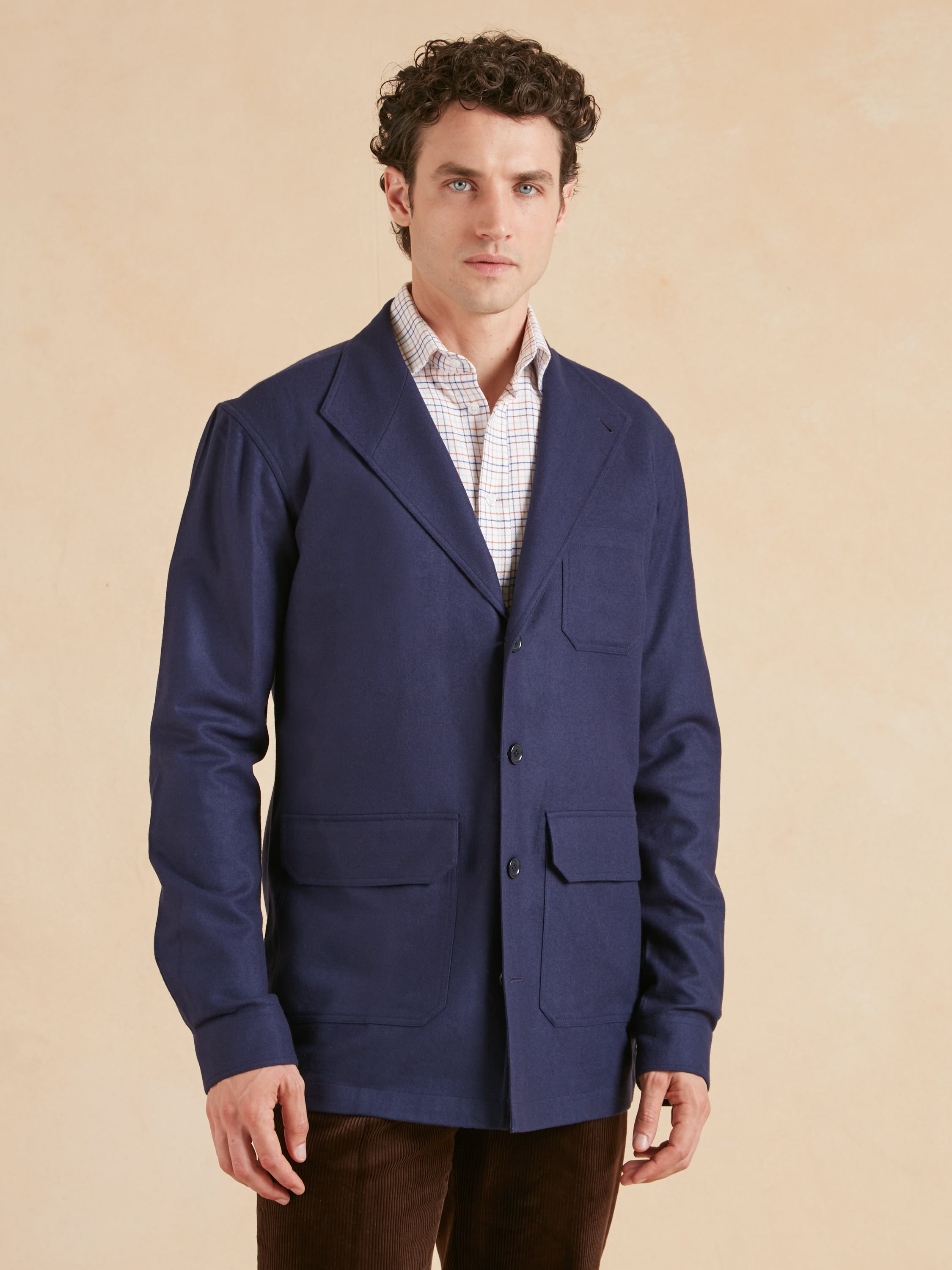 Teba Jacket Loden - Navy