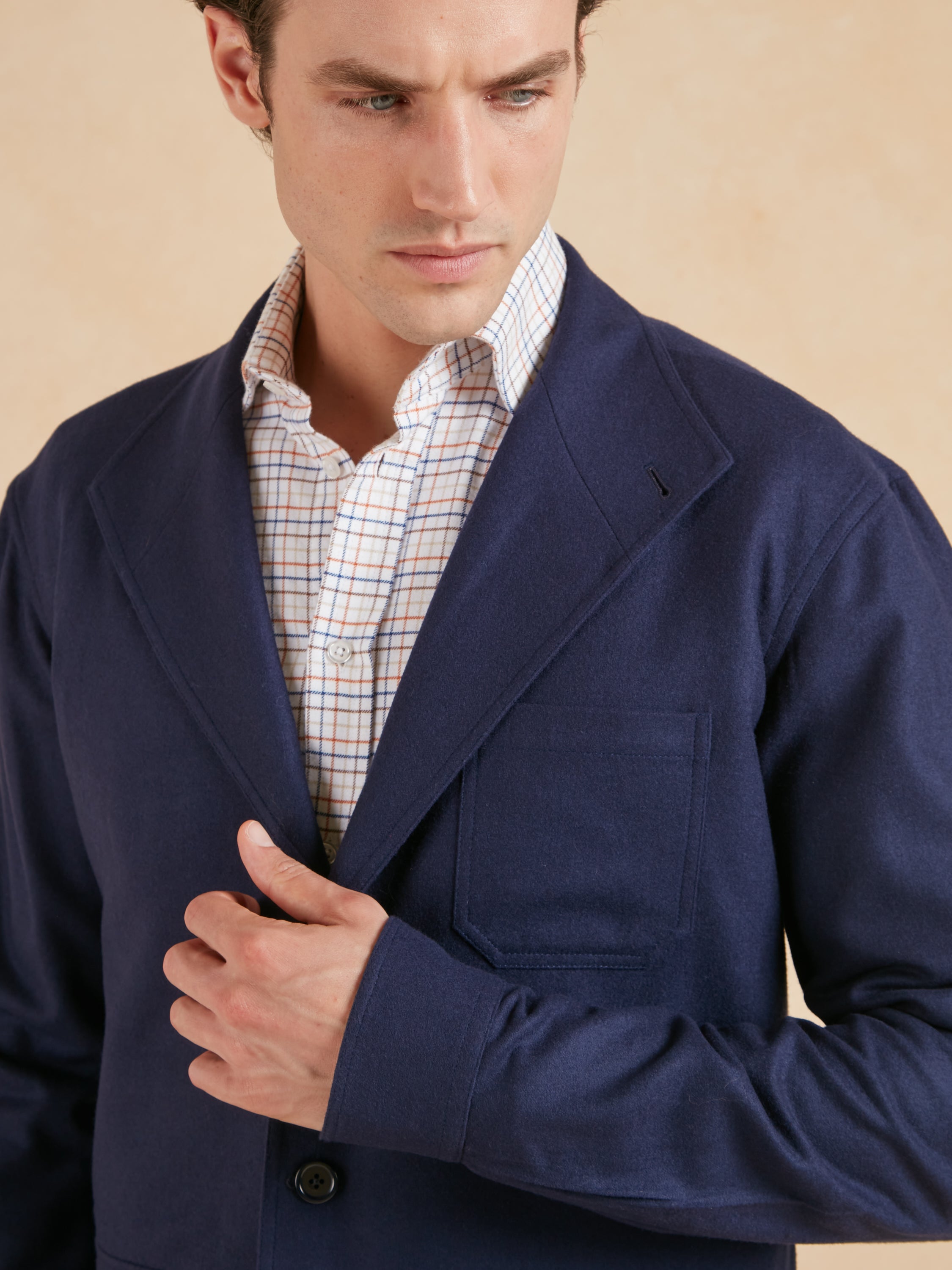 Teba Jacket Loden - Navy