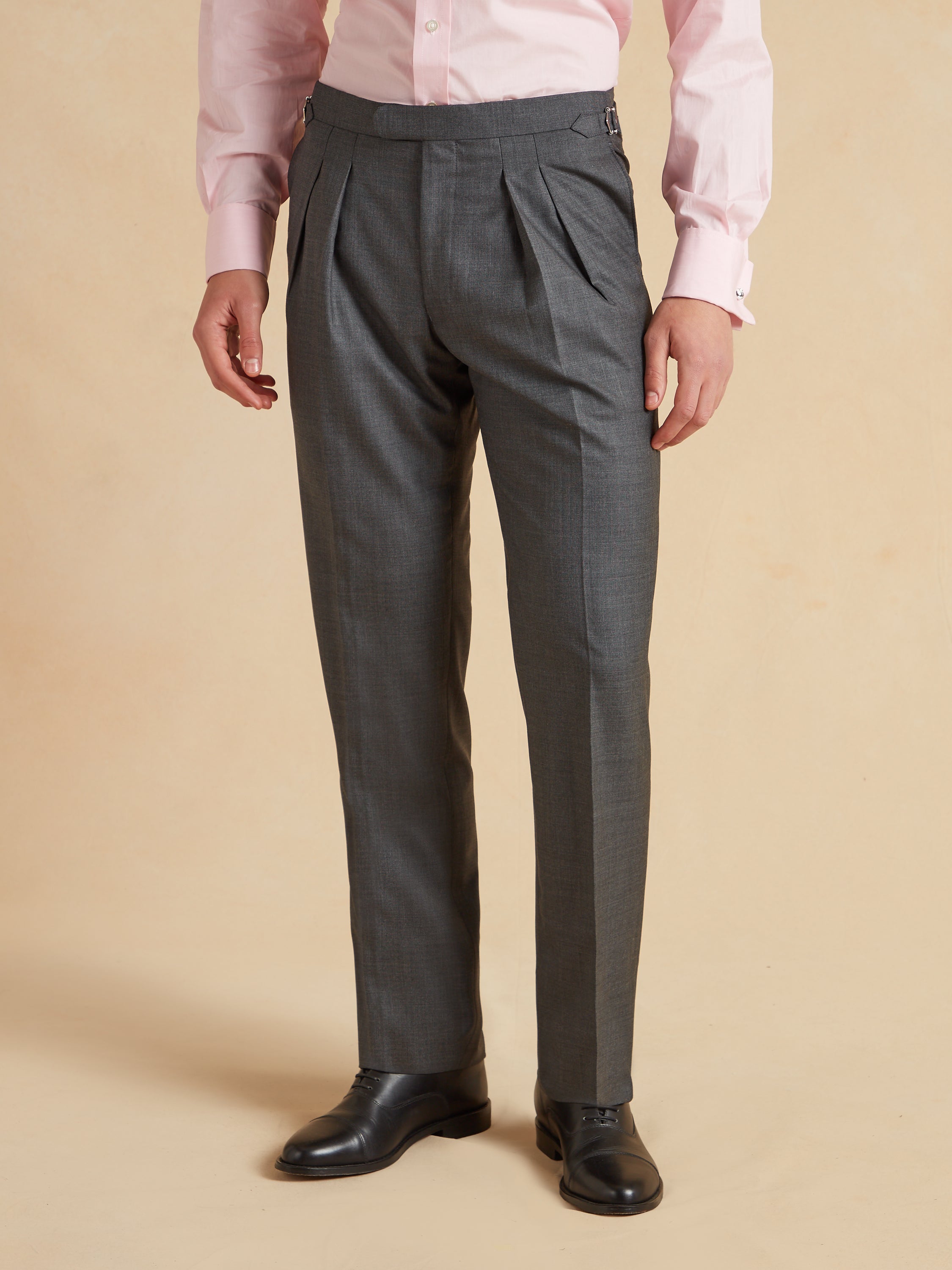 The Ascot Morning Suit Super Lightweight Wool - Grey