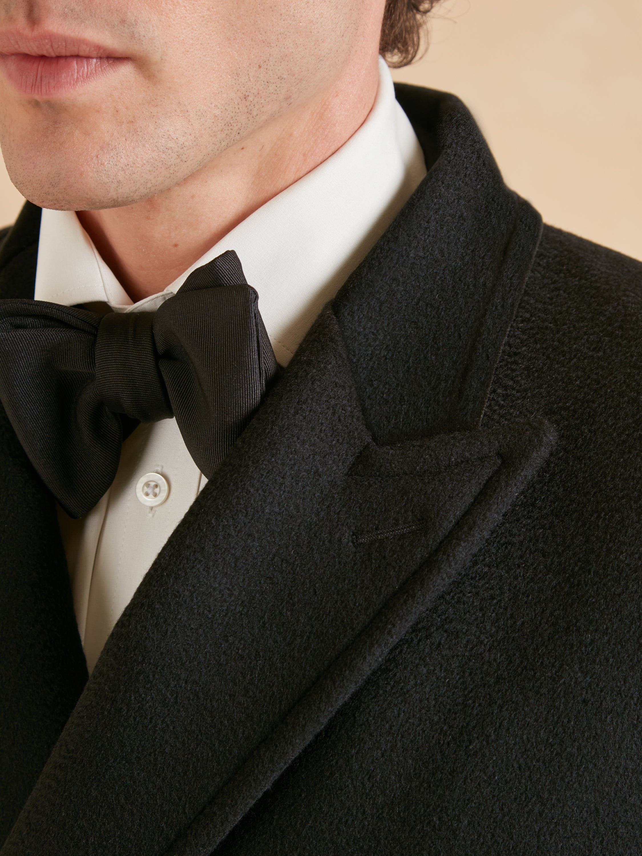 The Kensington Overcoat Pure Cashmere - Black