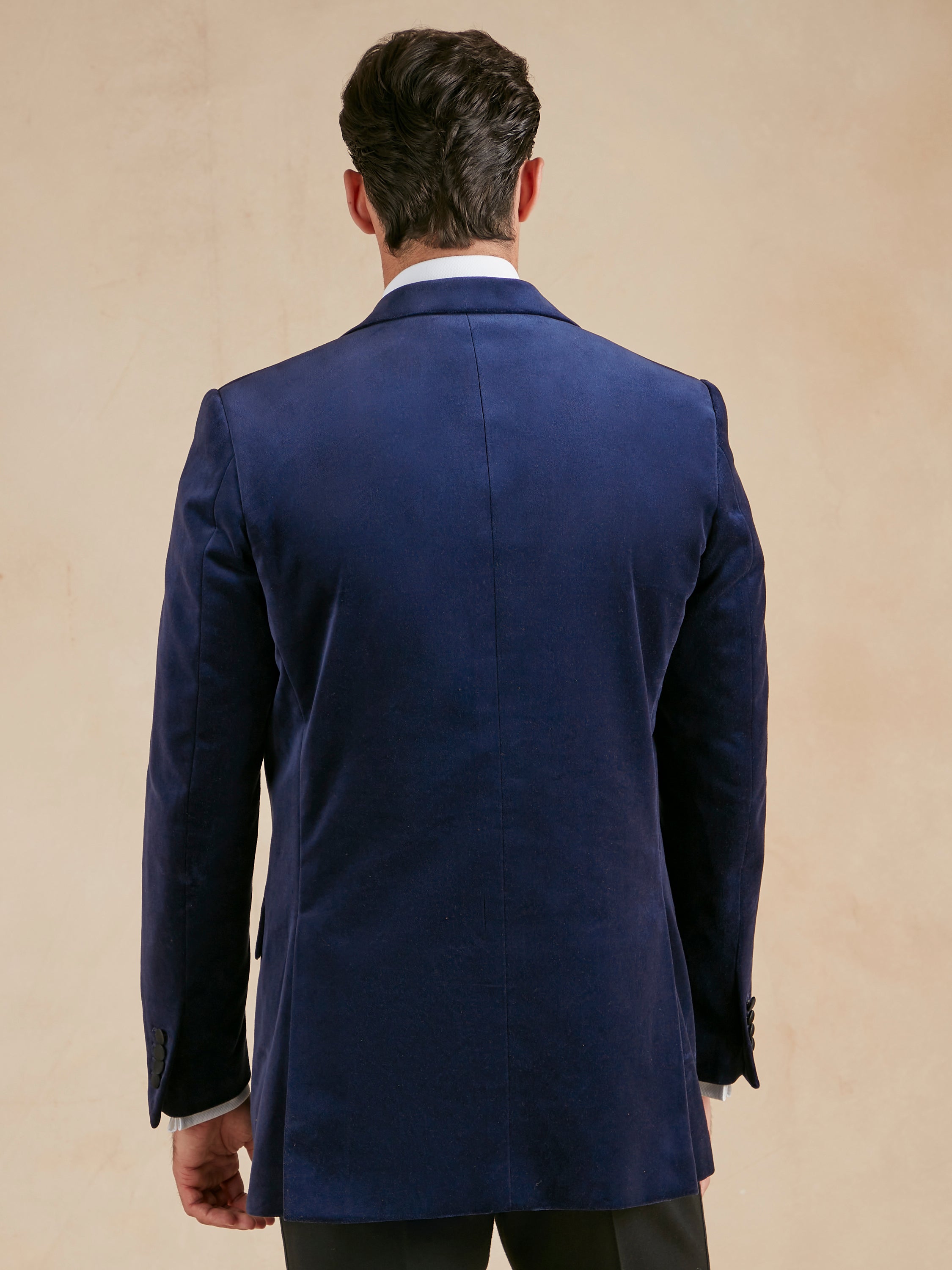 Dinner Jacket Hire - Navy Velvet