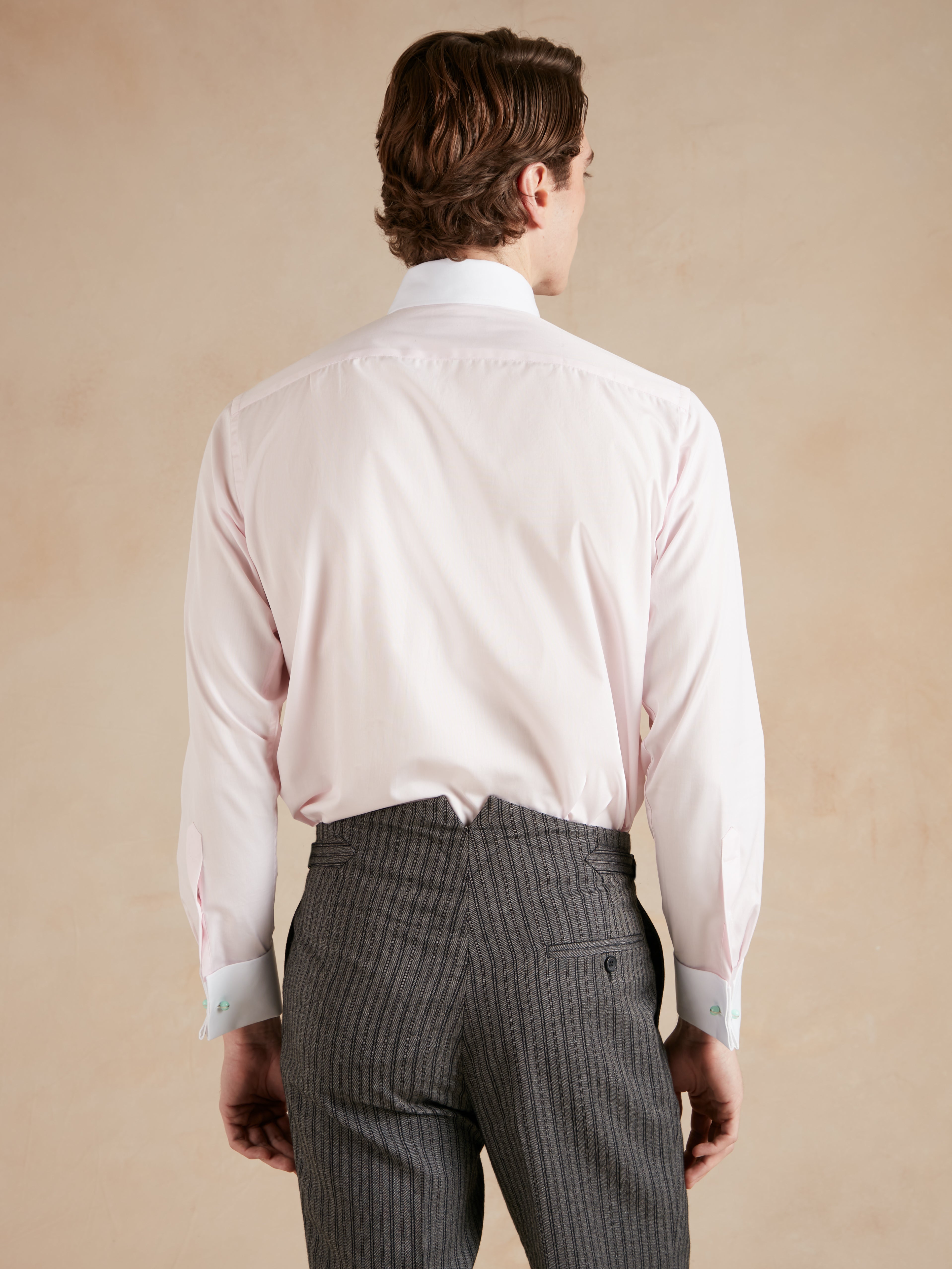 Winchester Shirt with White Collar and Cuff - Pink