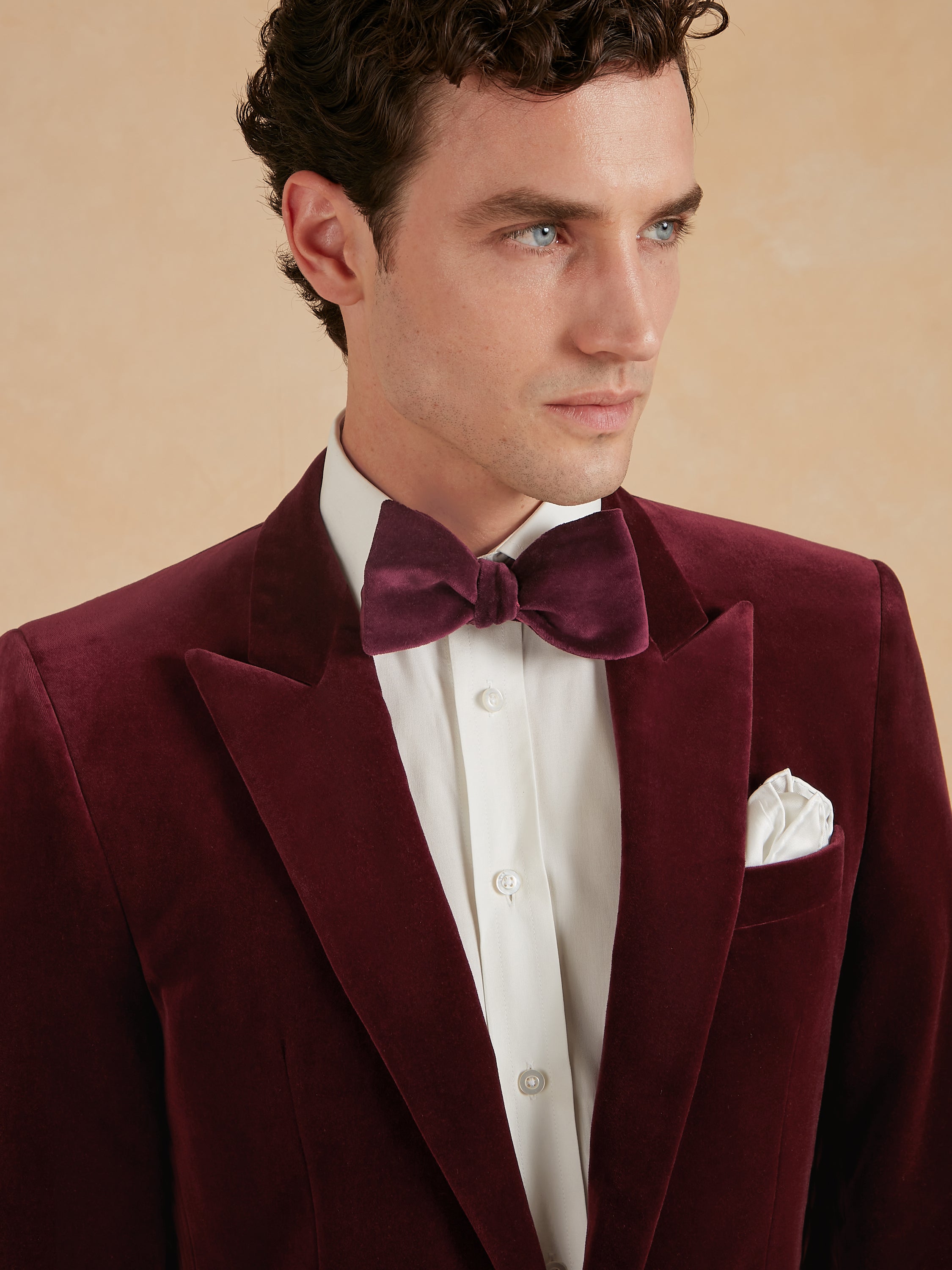 Carlyle Jacket - Bordeaux Velvet