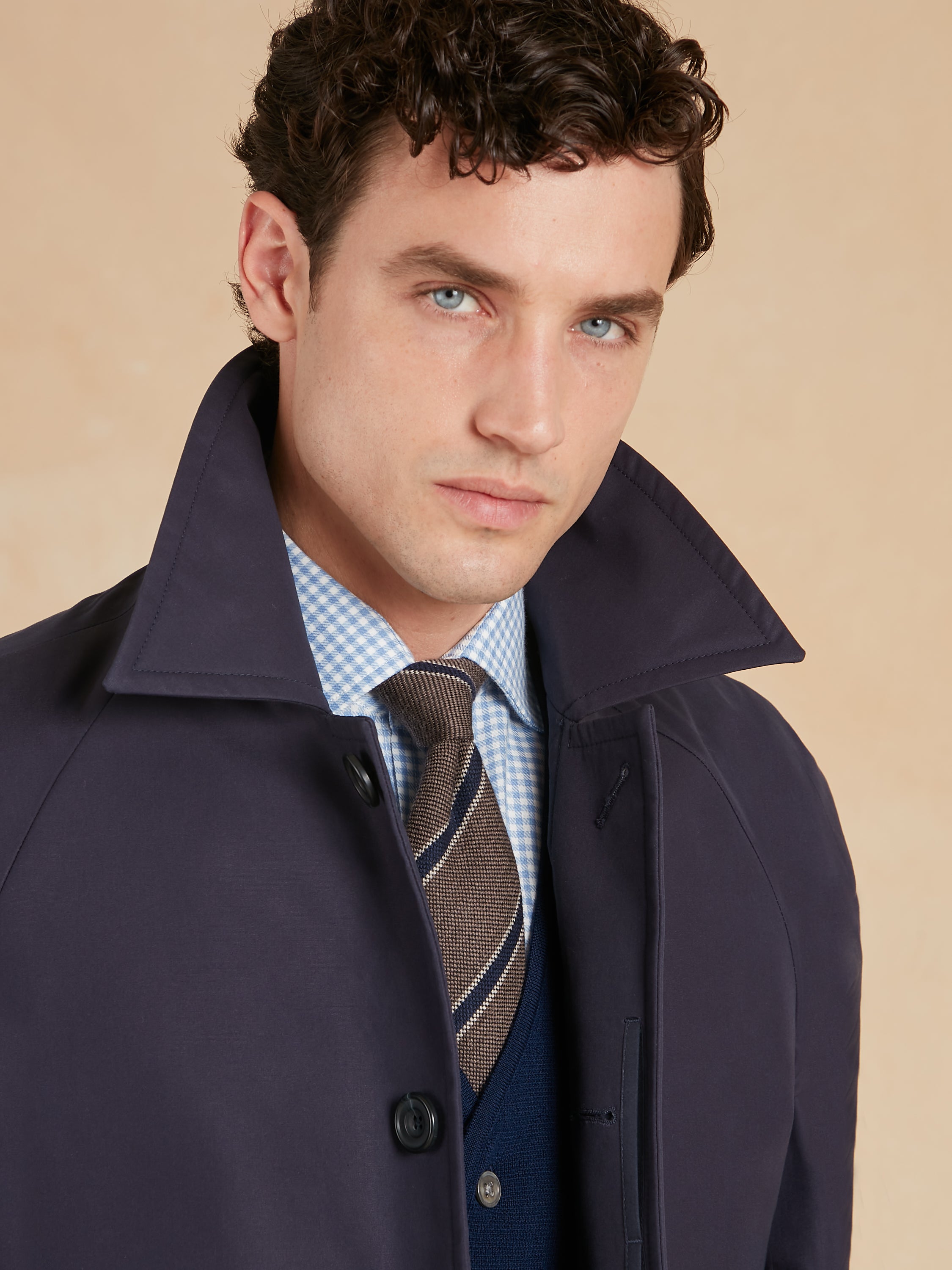 Ventile Raincoat - Navy