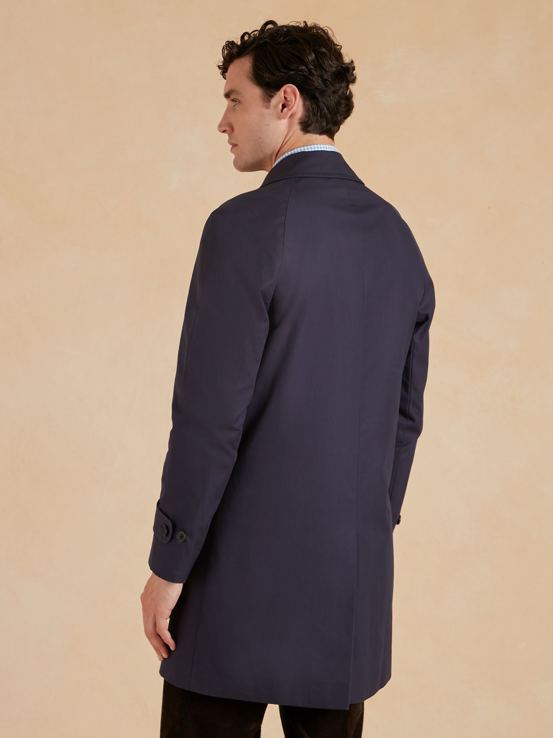 Ventile Raincoat - Navy