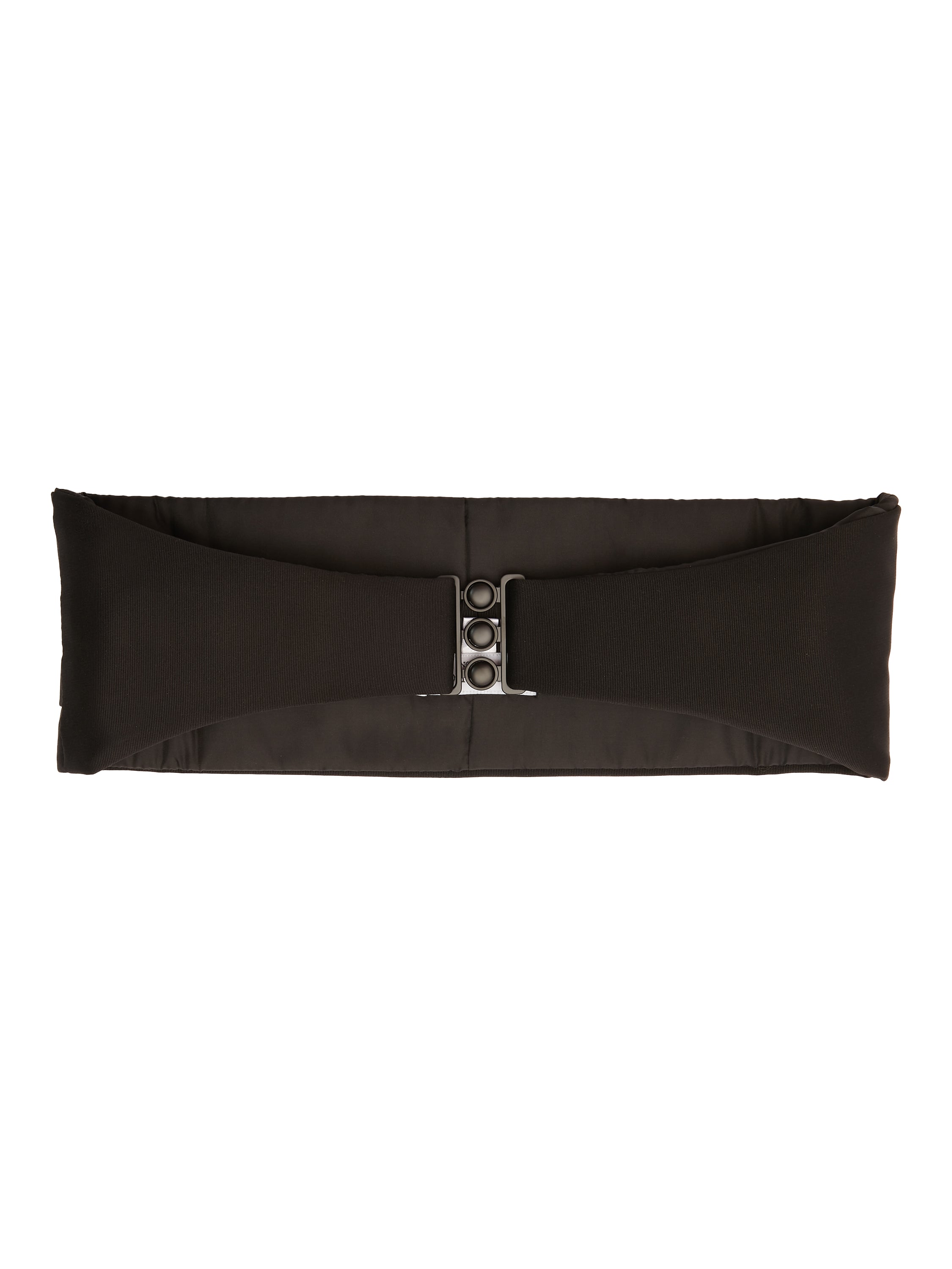 Silk Barathea Cummerbund - Black