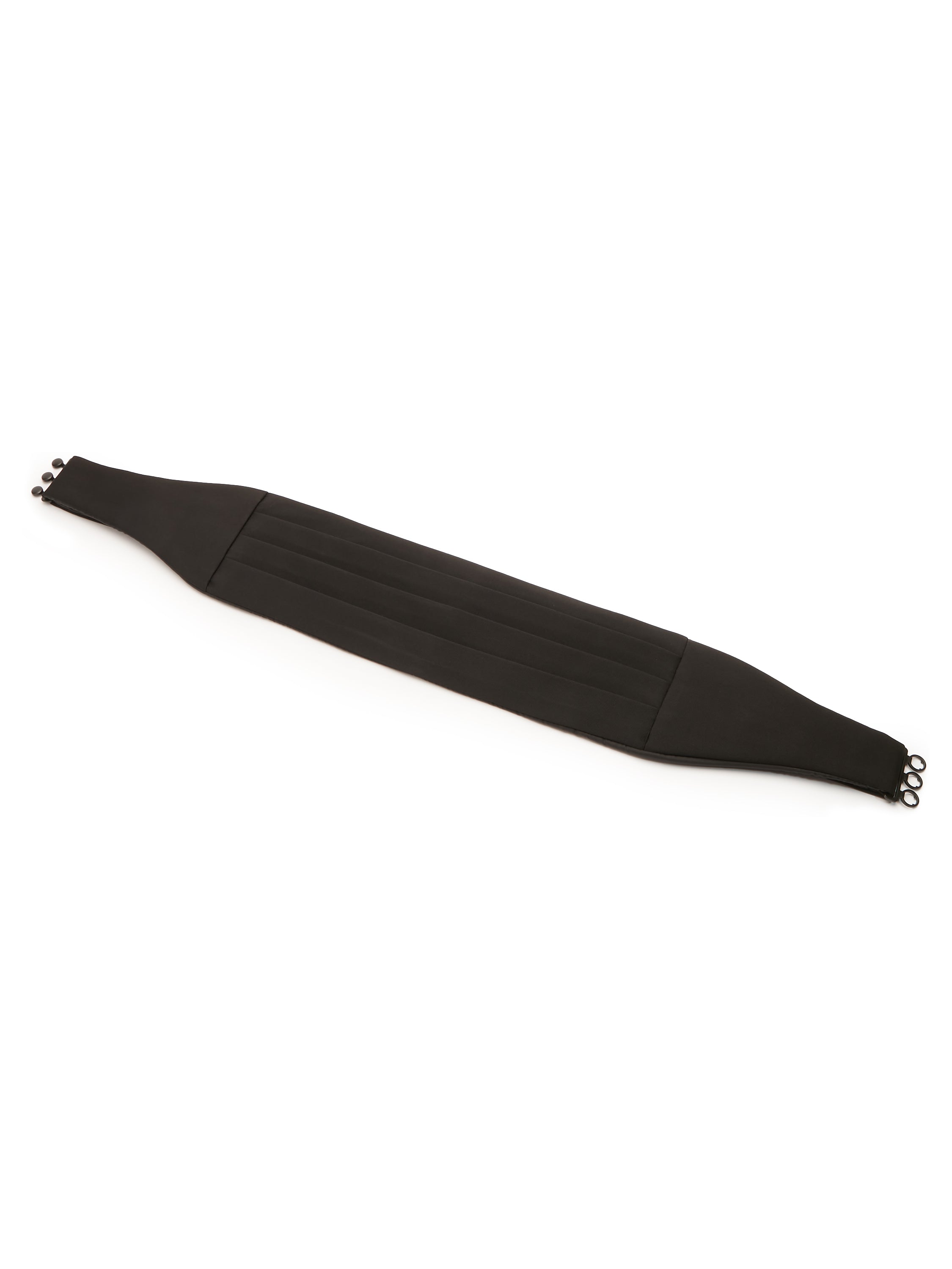 Silk Barathea Cummerbund - Black