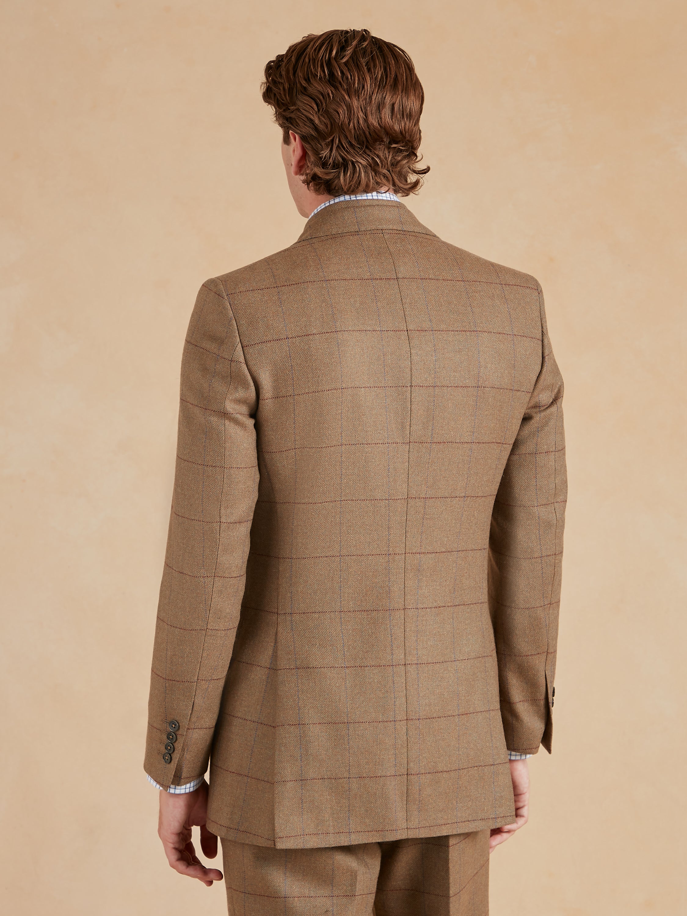 Eaton Jacket - Autumn Bracken Check Tweed