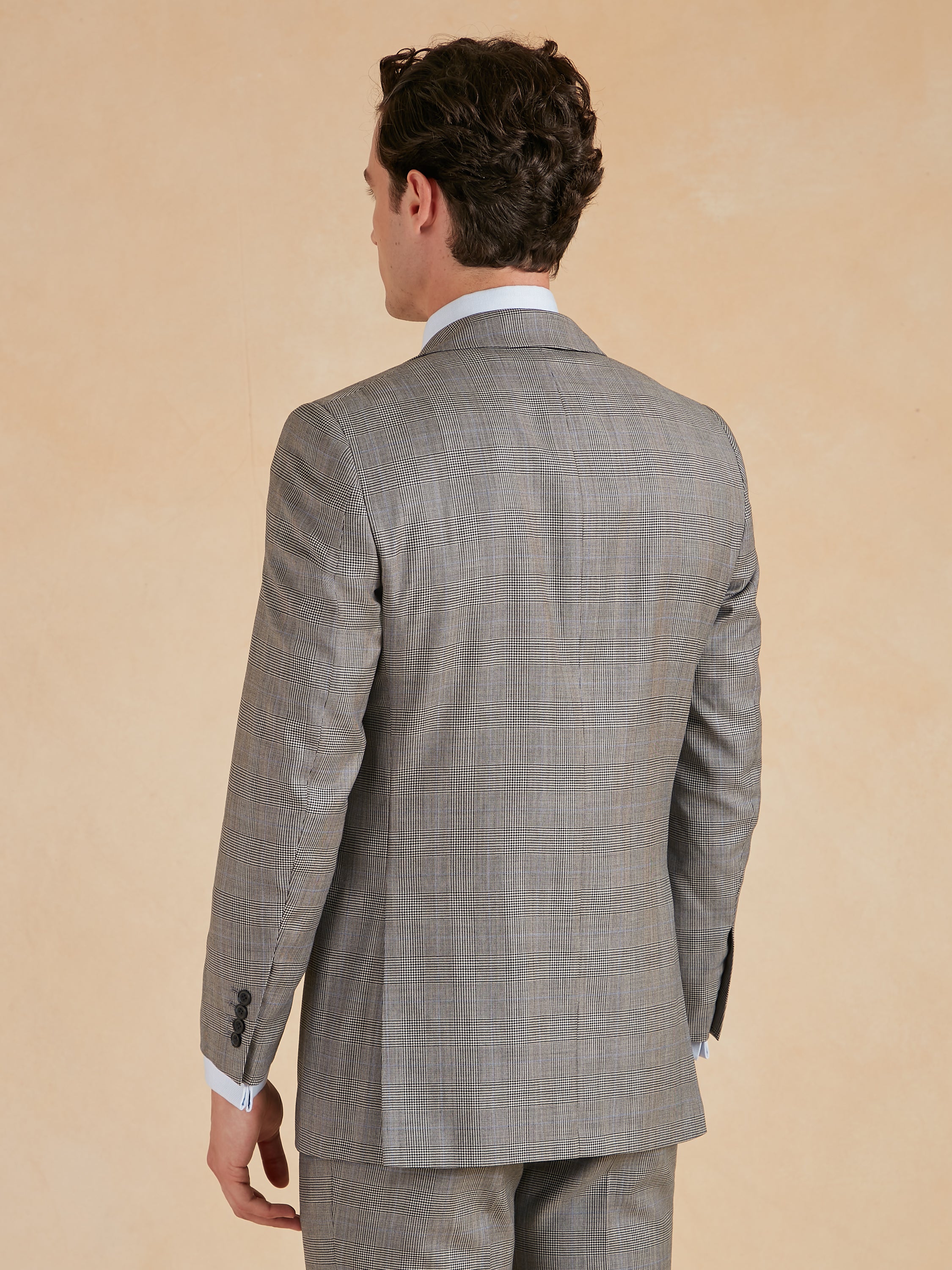 Eaton Classic Fit Suit - Prince of Wales Check Wool