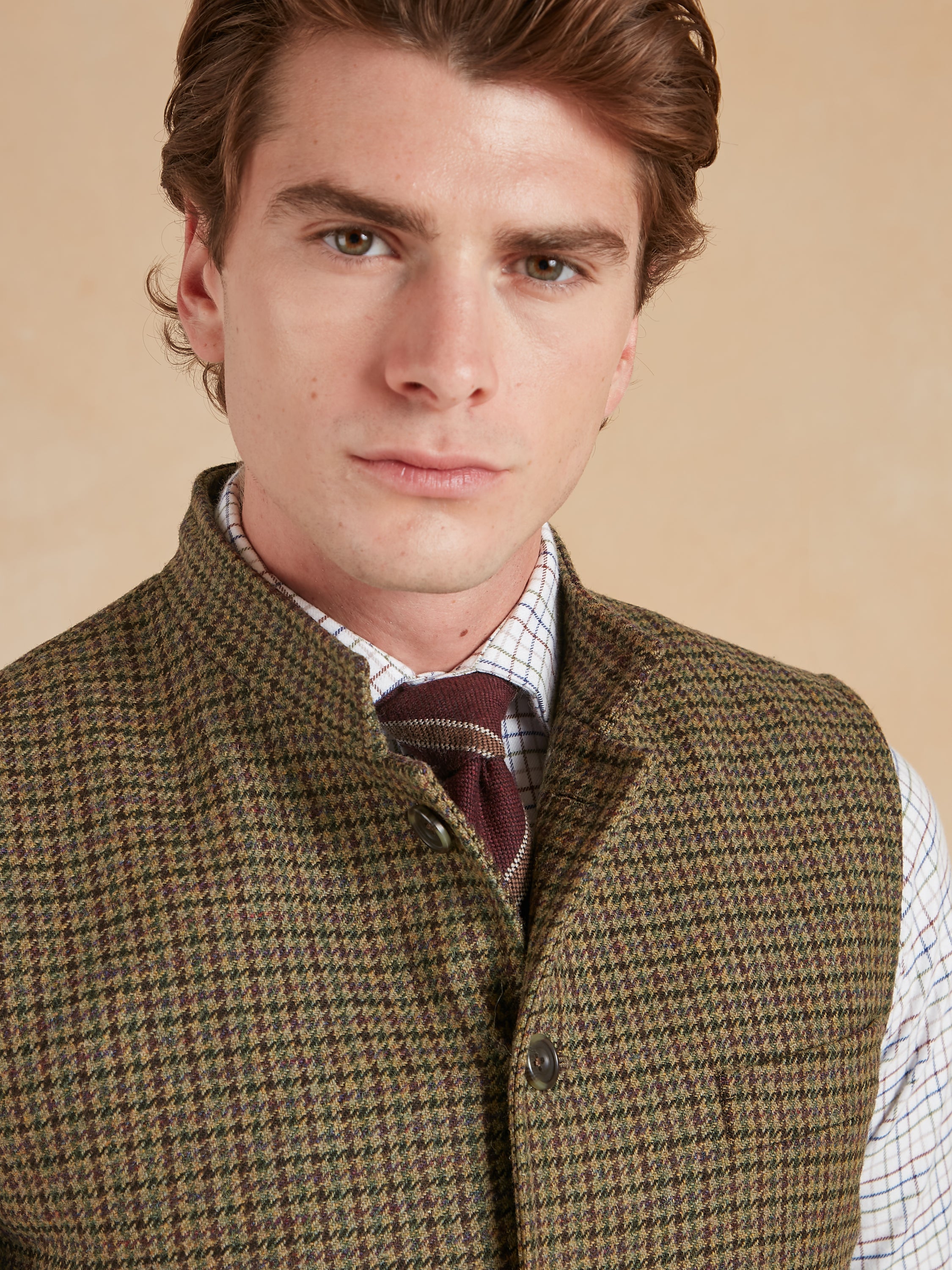Gilet - Highland Club Check Tweed