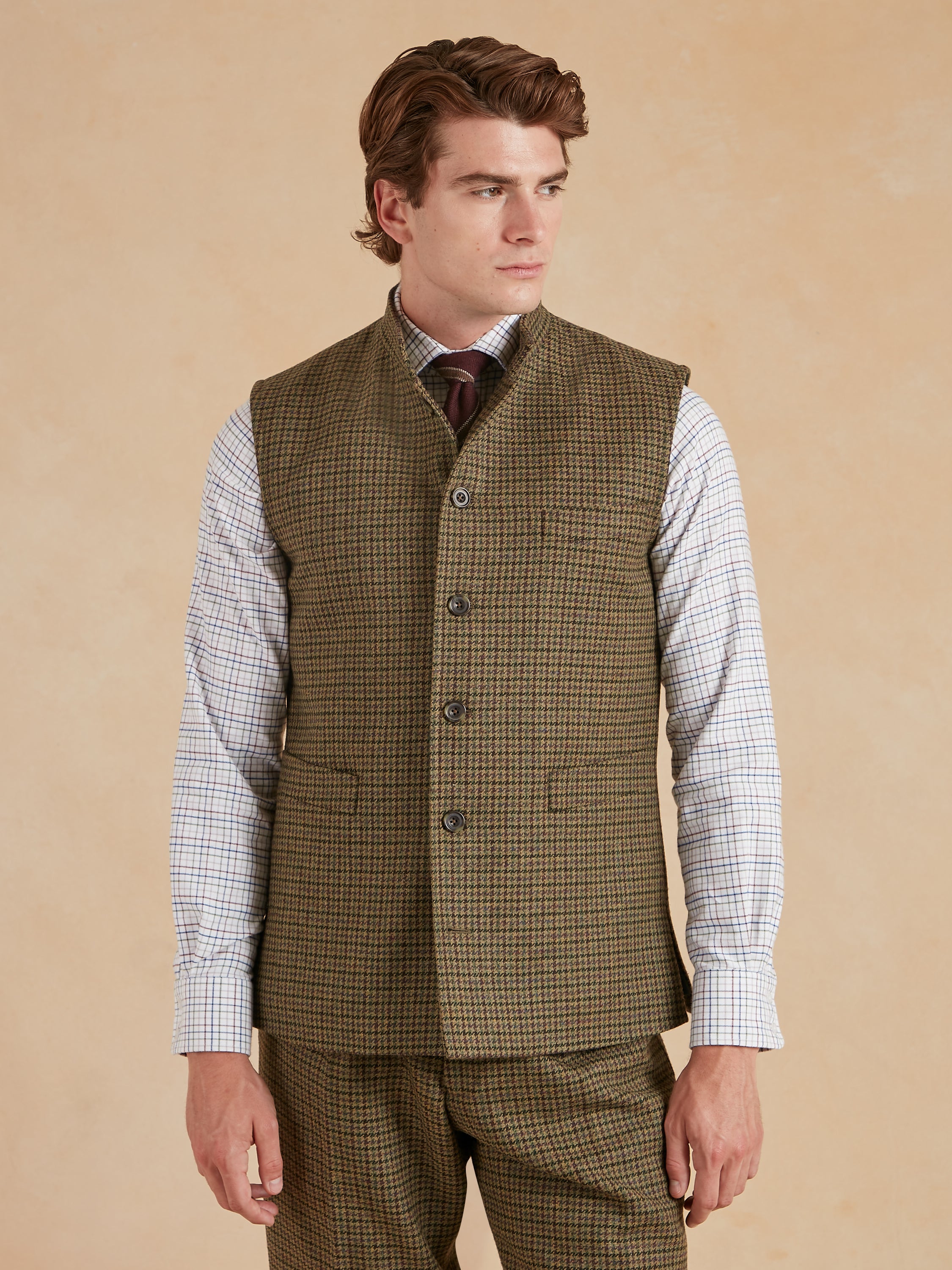 Gilet - Highland Club Check Tweed