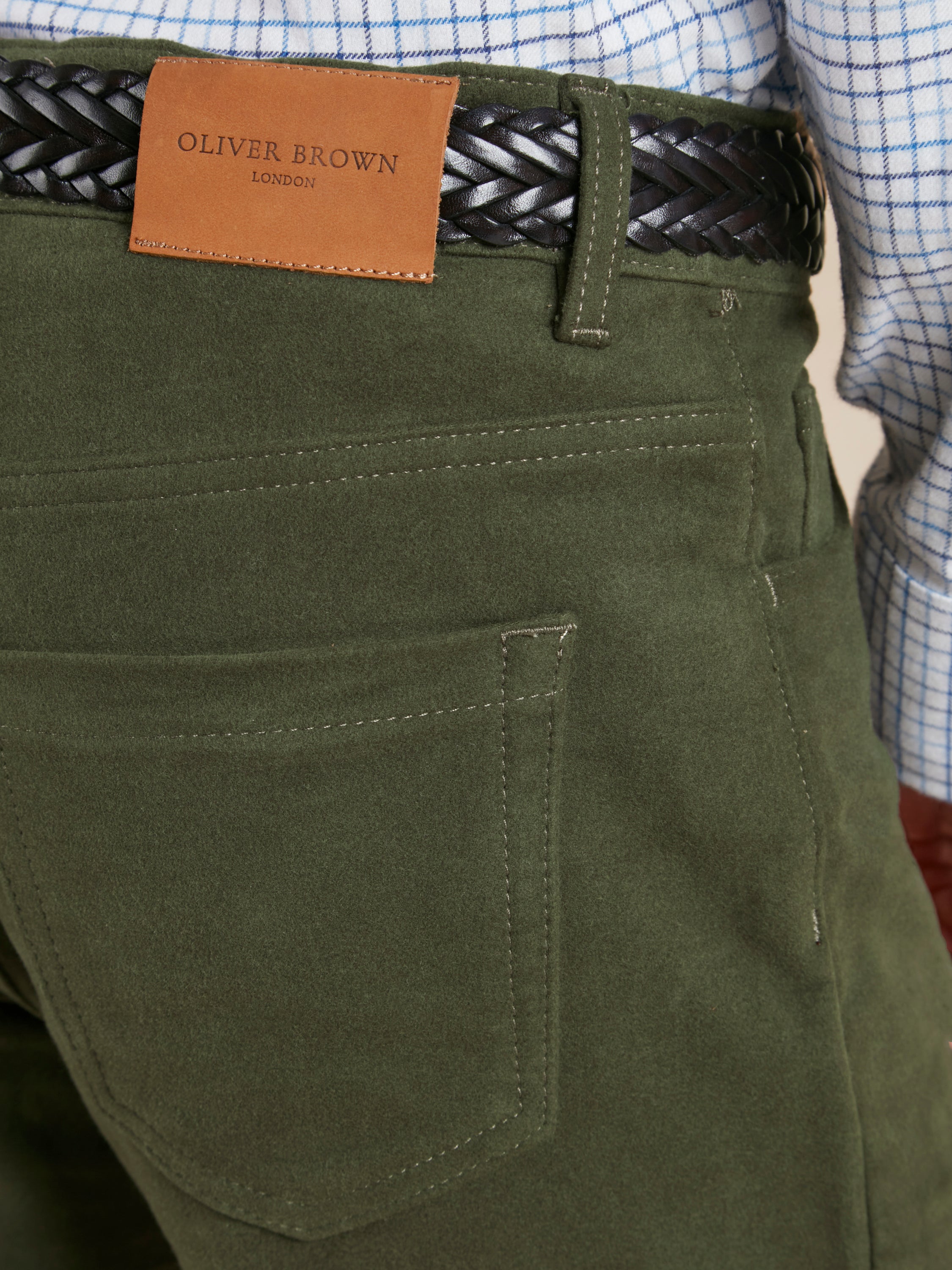 Moleskin Jeans - Olive