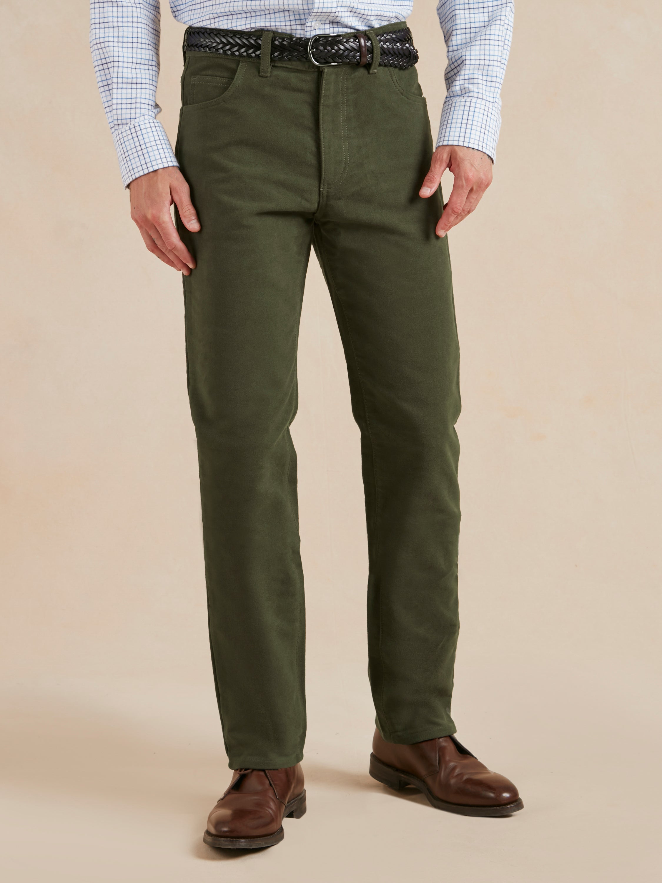 Moleskin Jeans - Olive