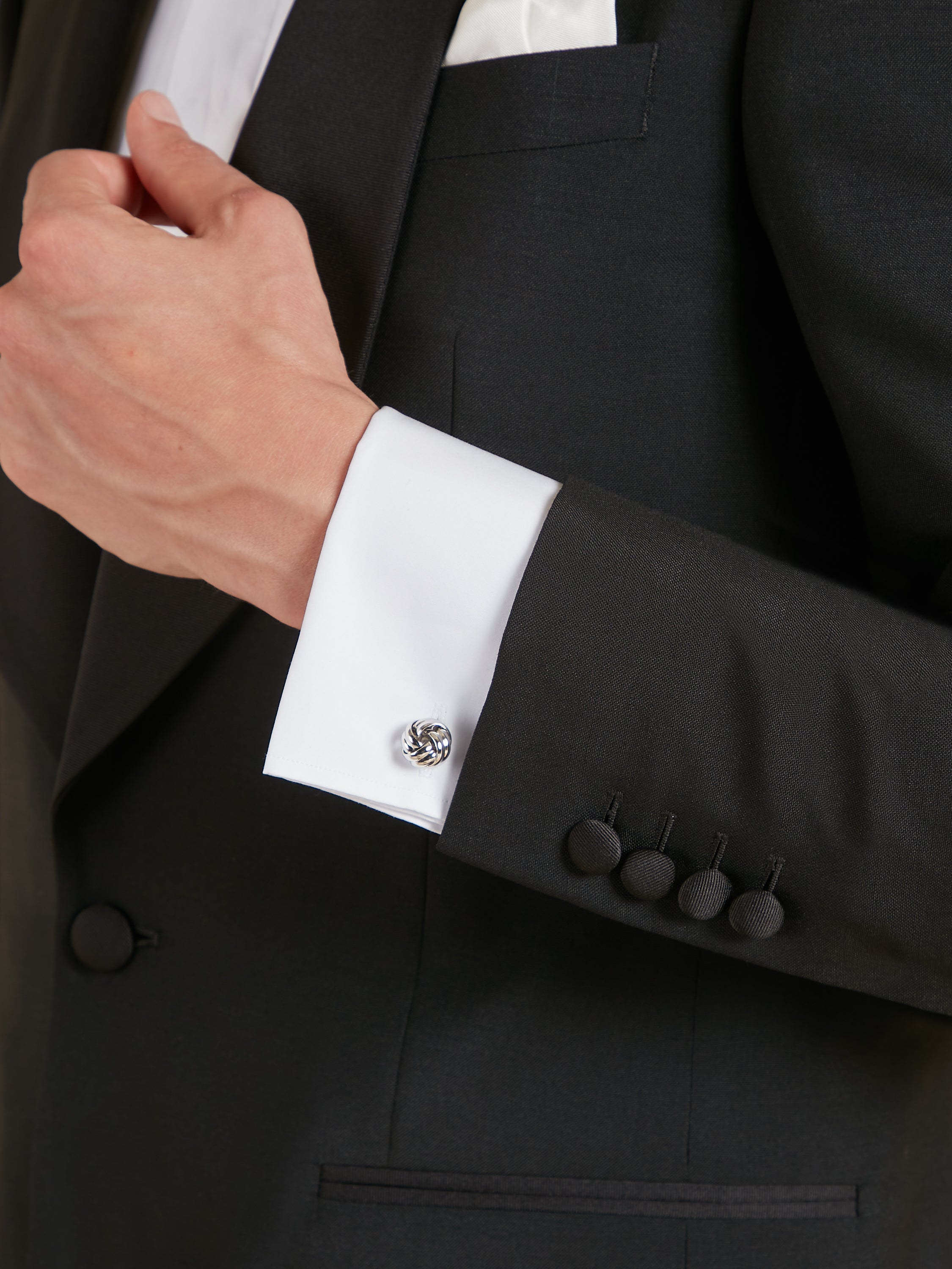 Shawl Lapel Wool/Mohair Dinner Suit – Black