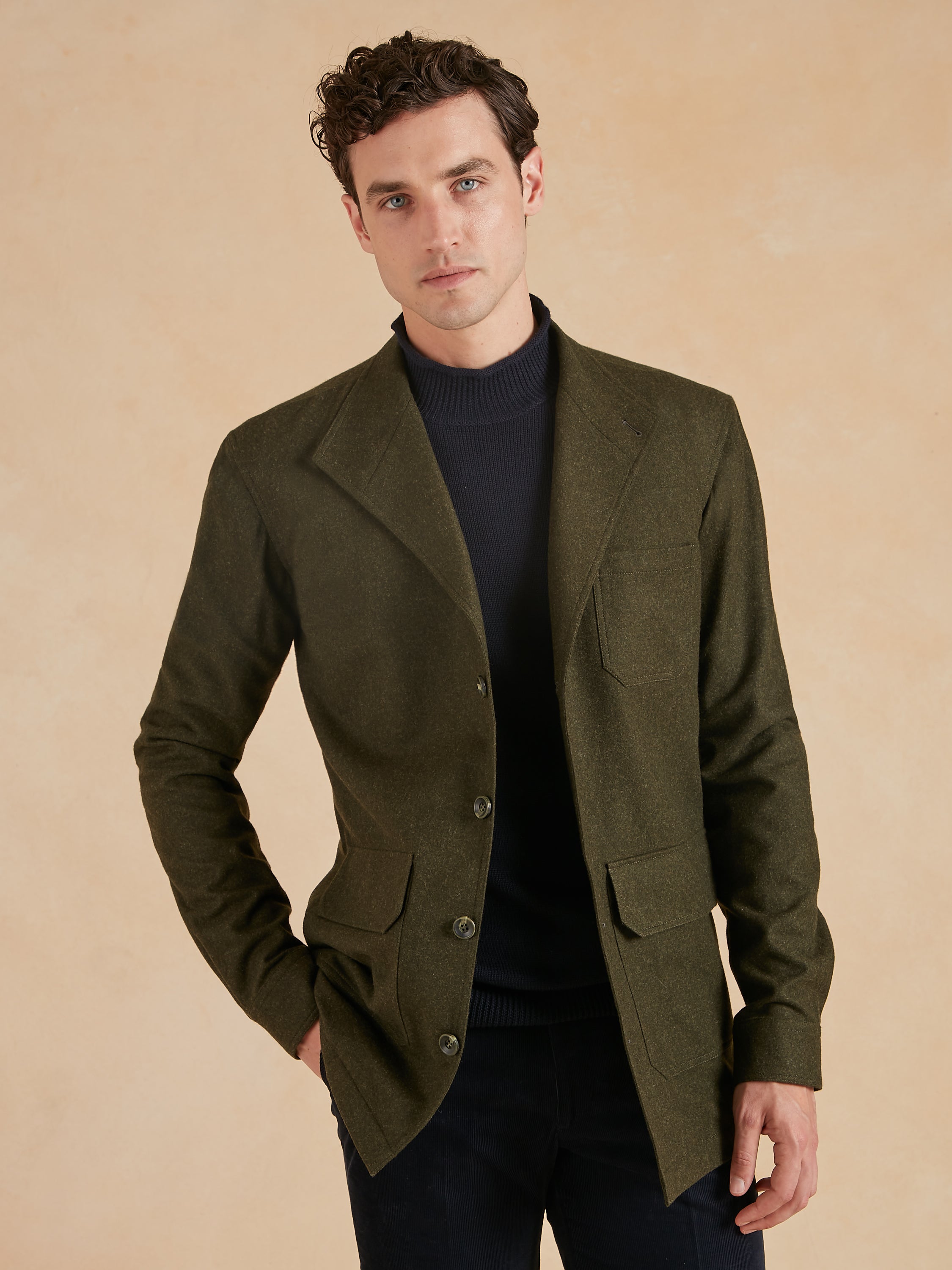 Teba Jacket Loden - Moss Green