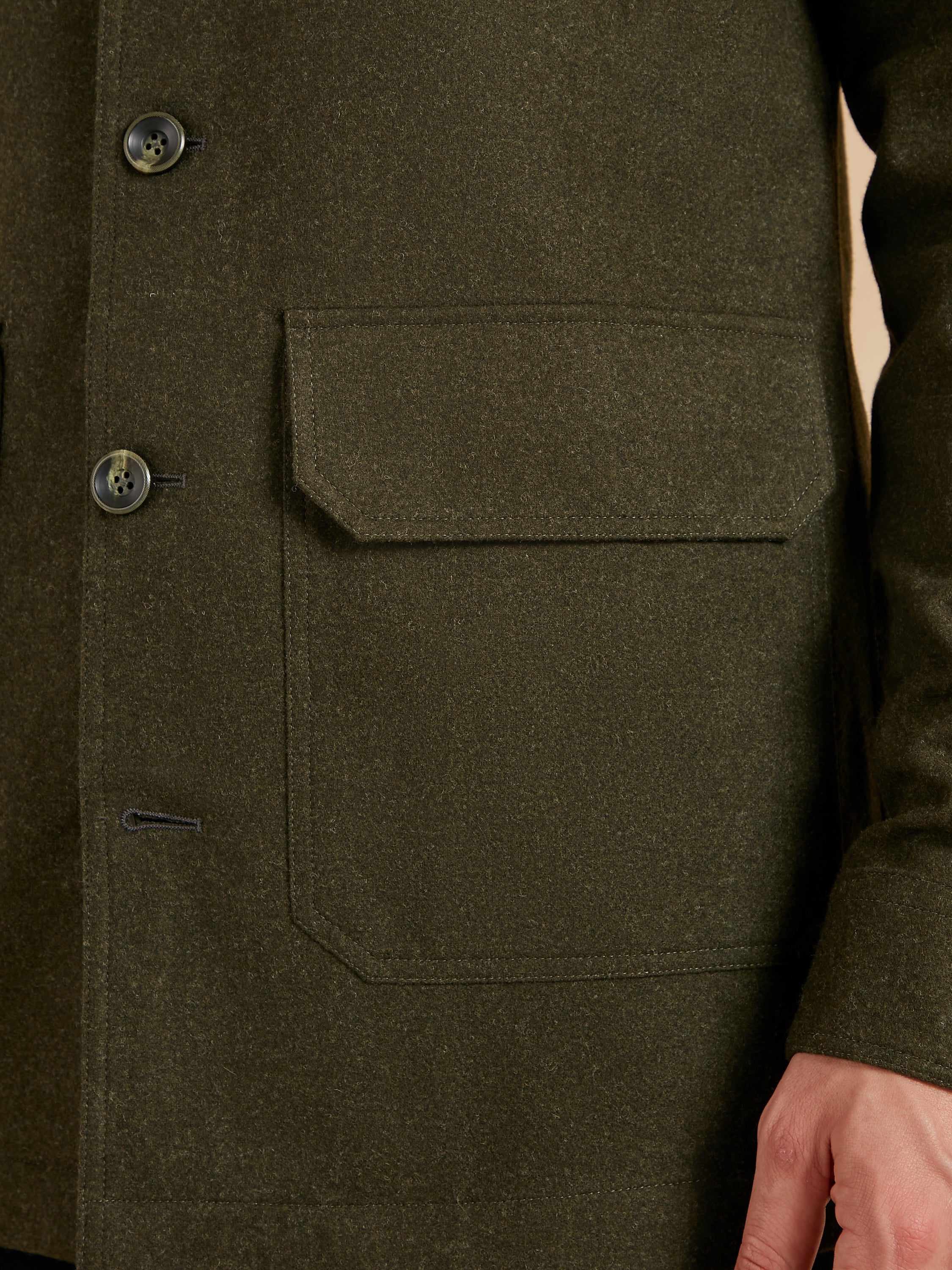 Teba Jacket Loden - Moss Green
