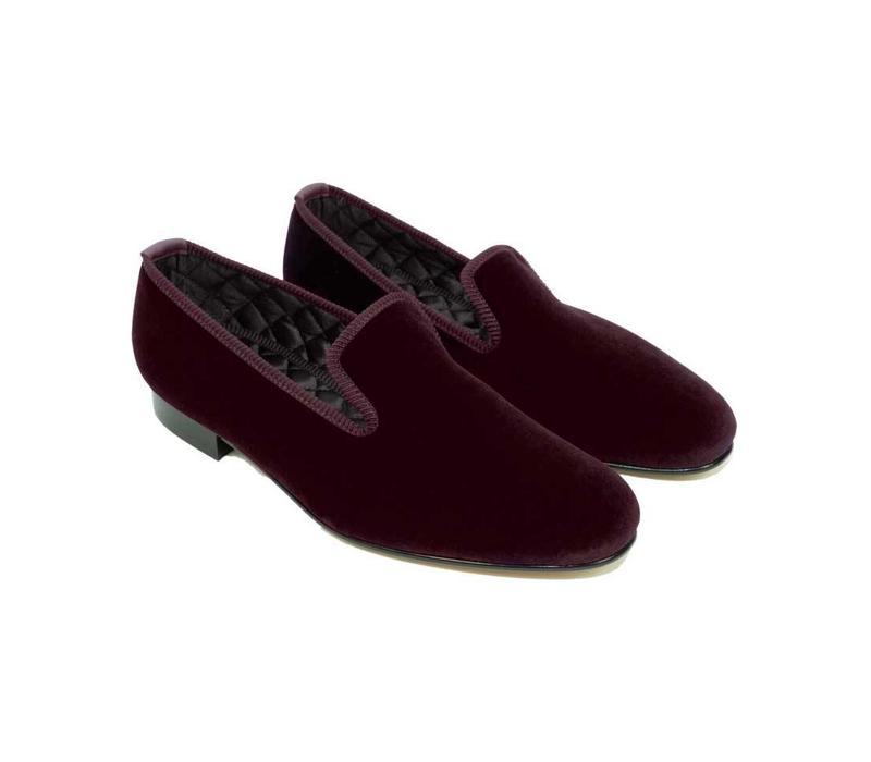 Velvet Slippers - Wine