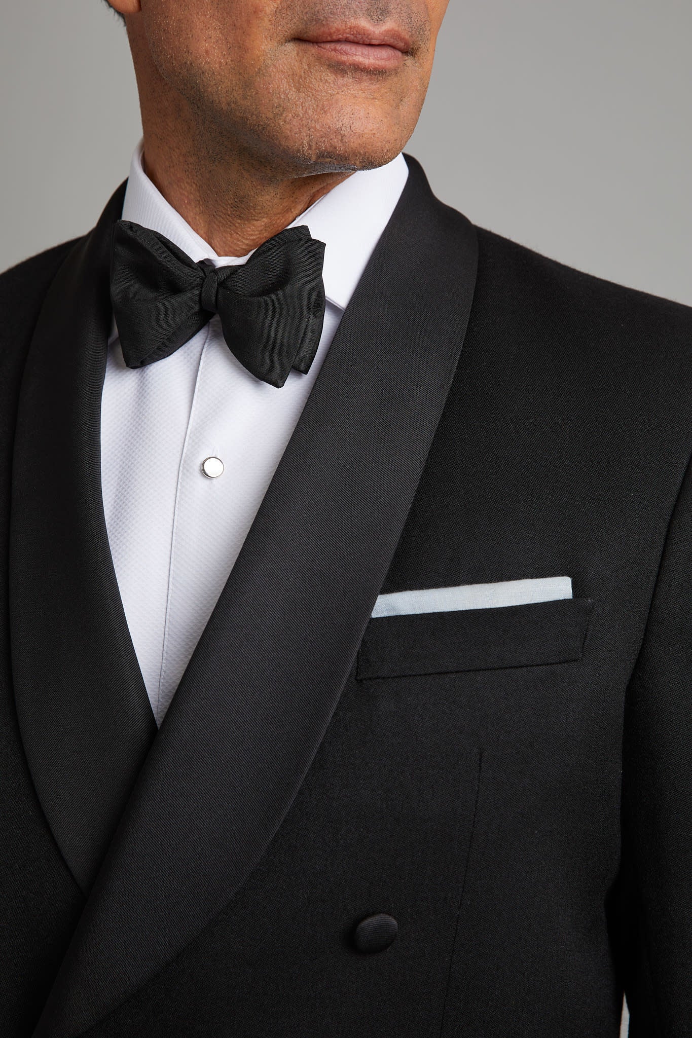 Langton Dinner Jacket - Black Barathea