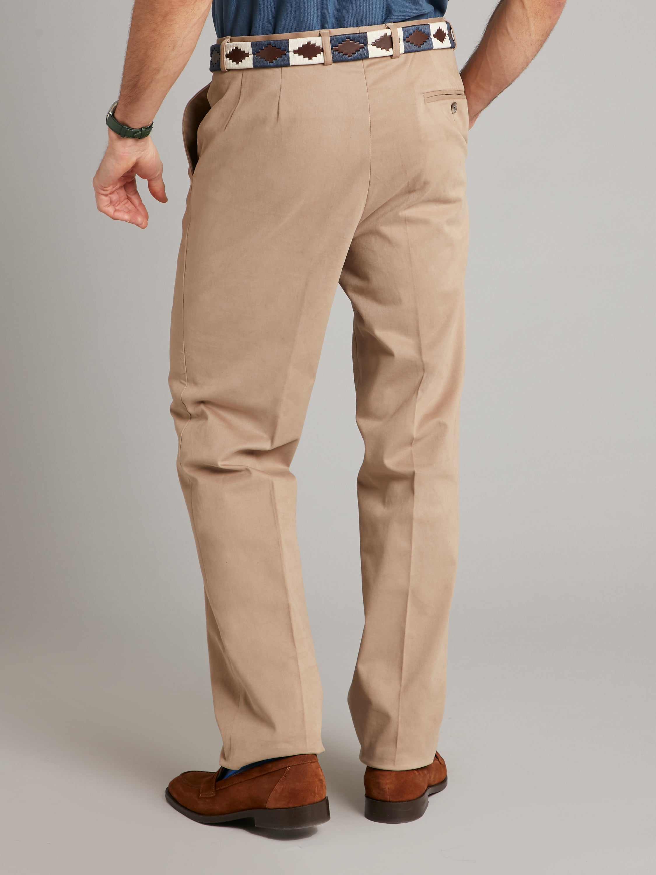 Heavyweight Cotton Trousers - Tan