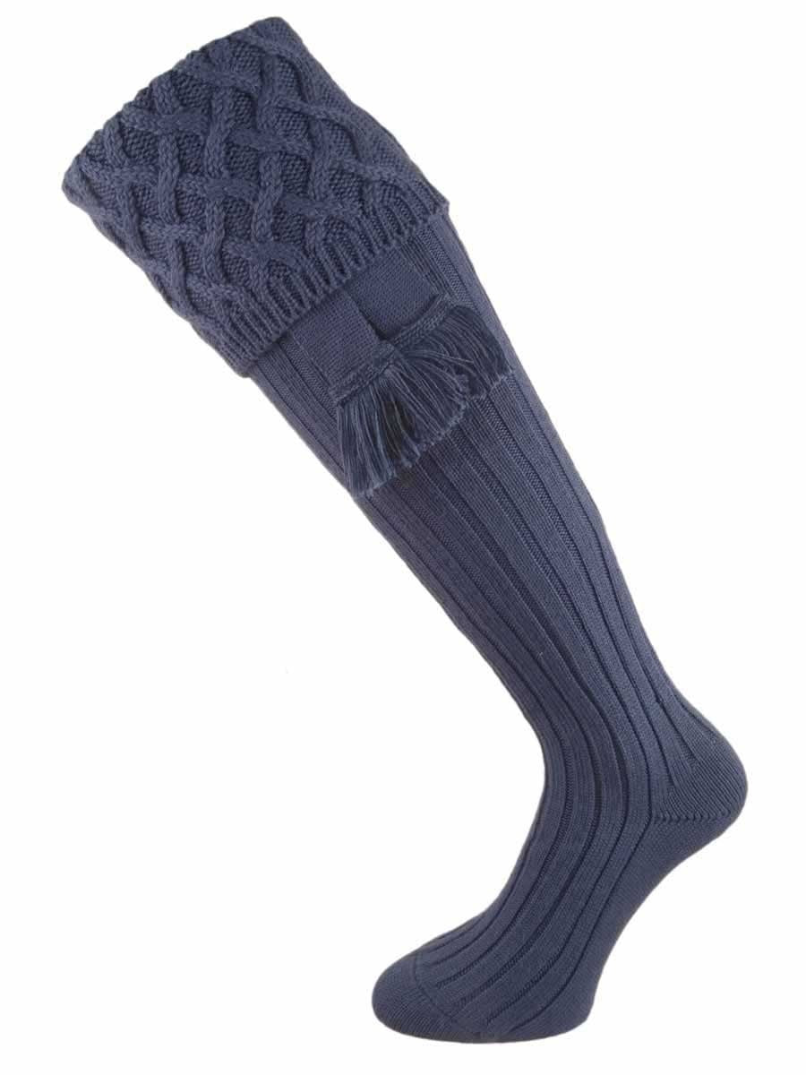 Rannoch Shooting Socks - Navy