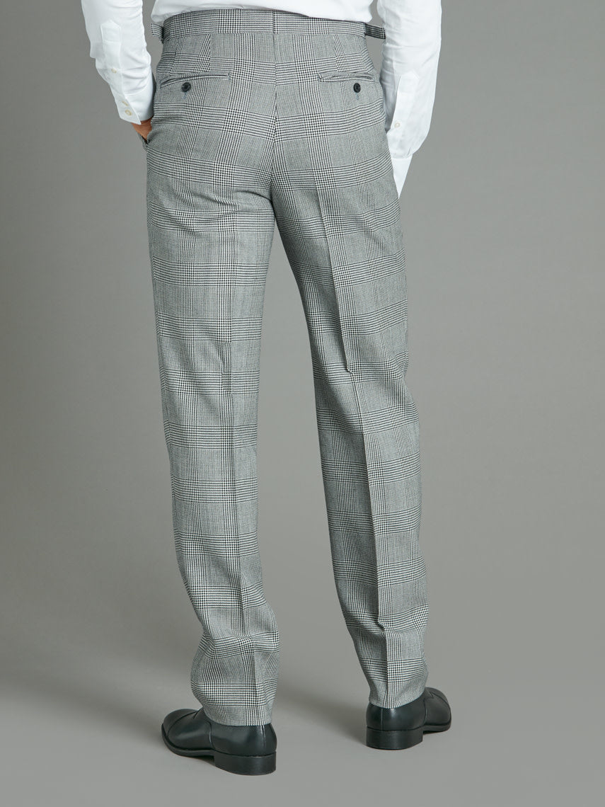 Pleated Morning Trousers - Prince of Wales