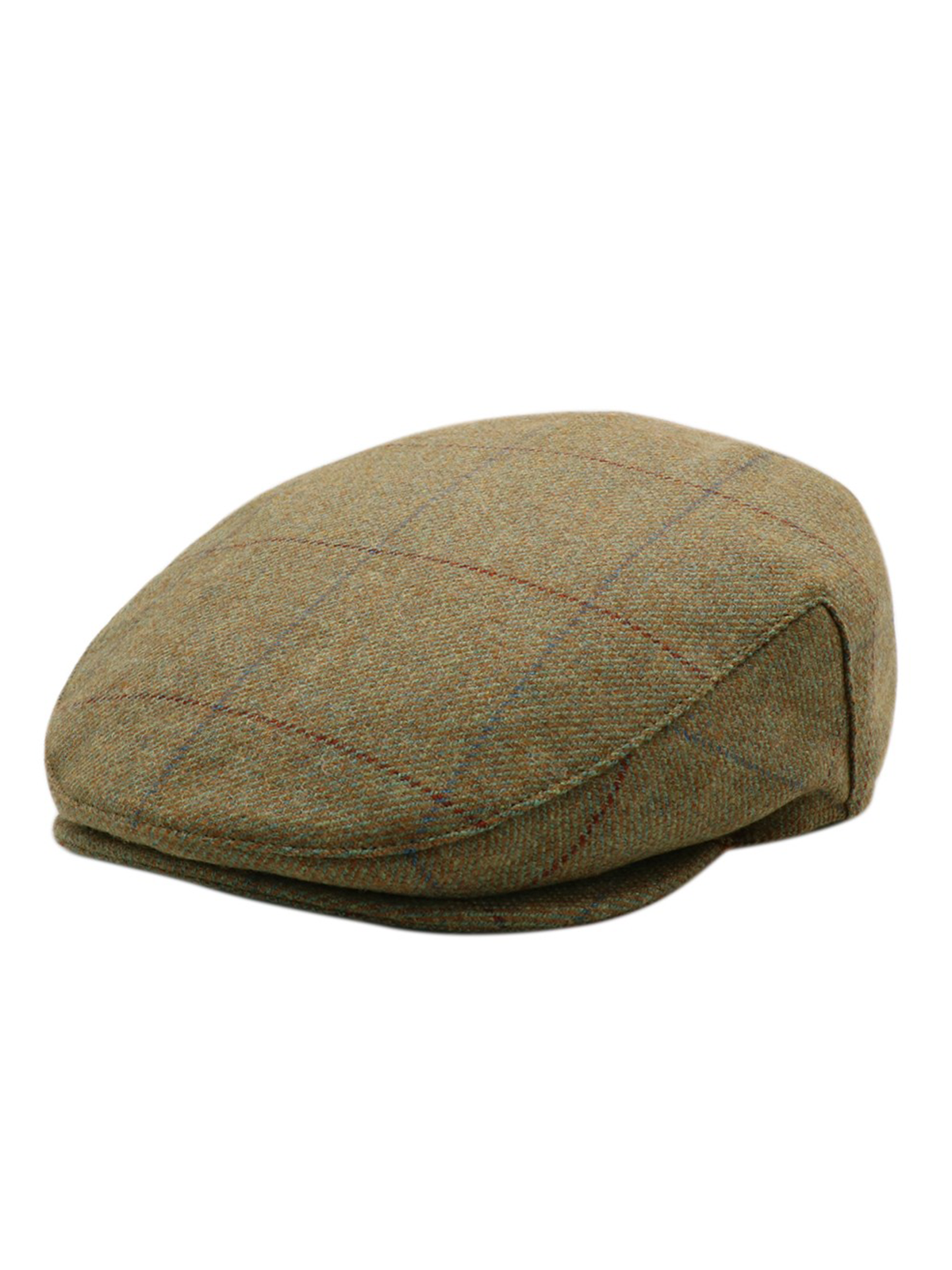 Autumn Bracken Check Cheshire Flat Cap