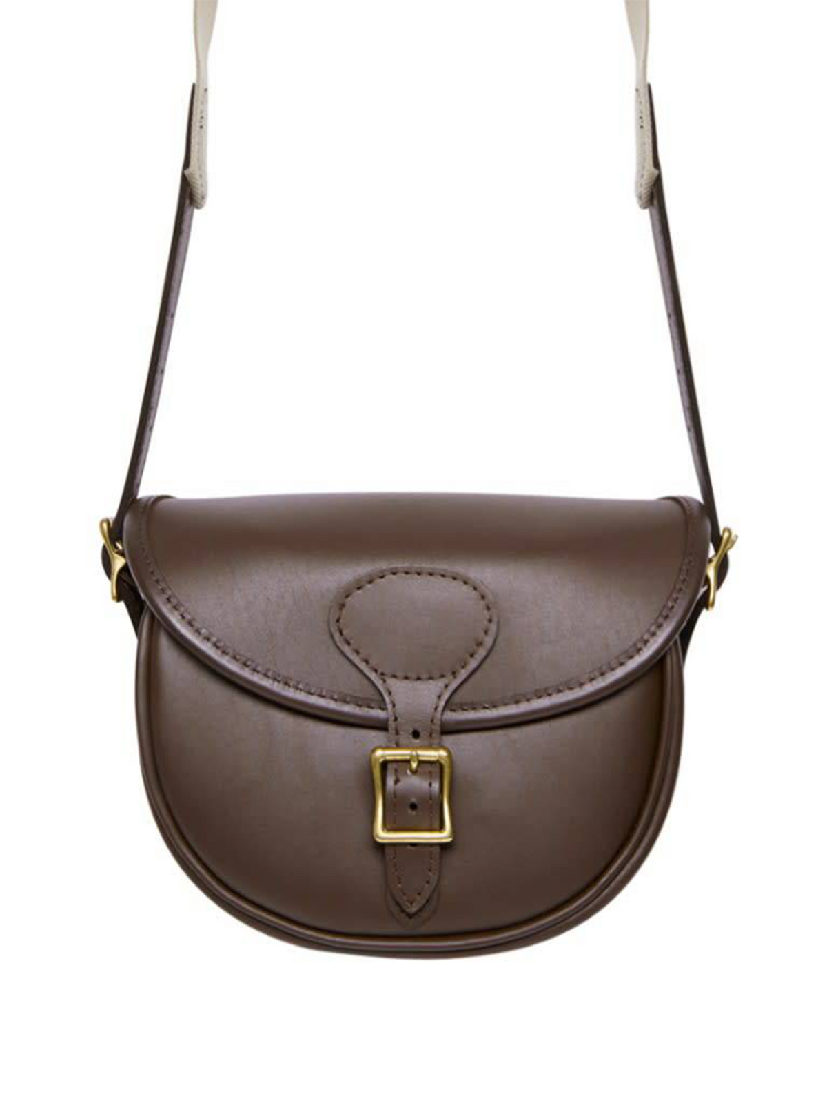 Plain Leather Cartridge Bag