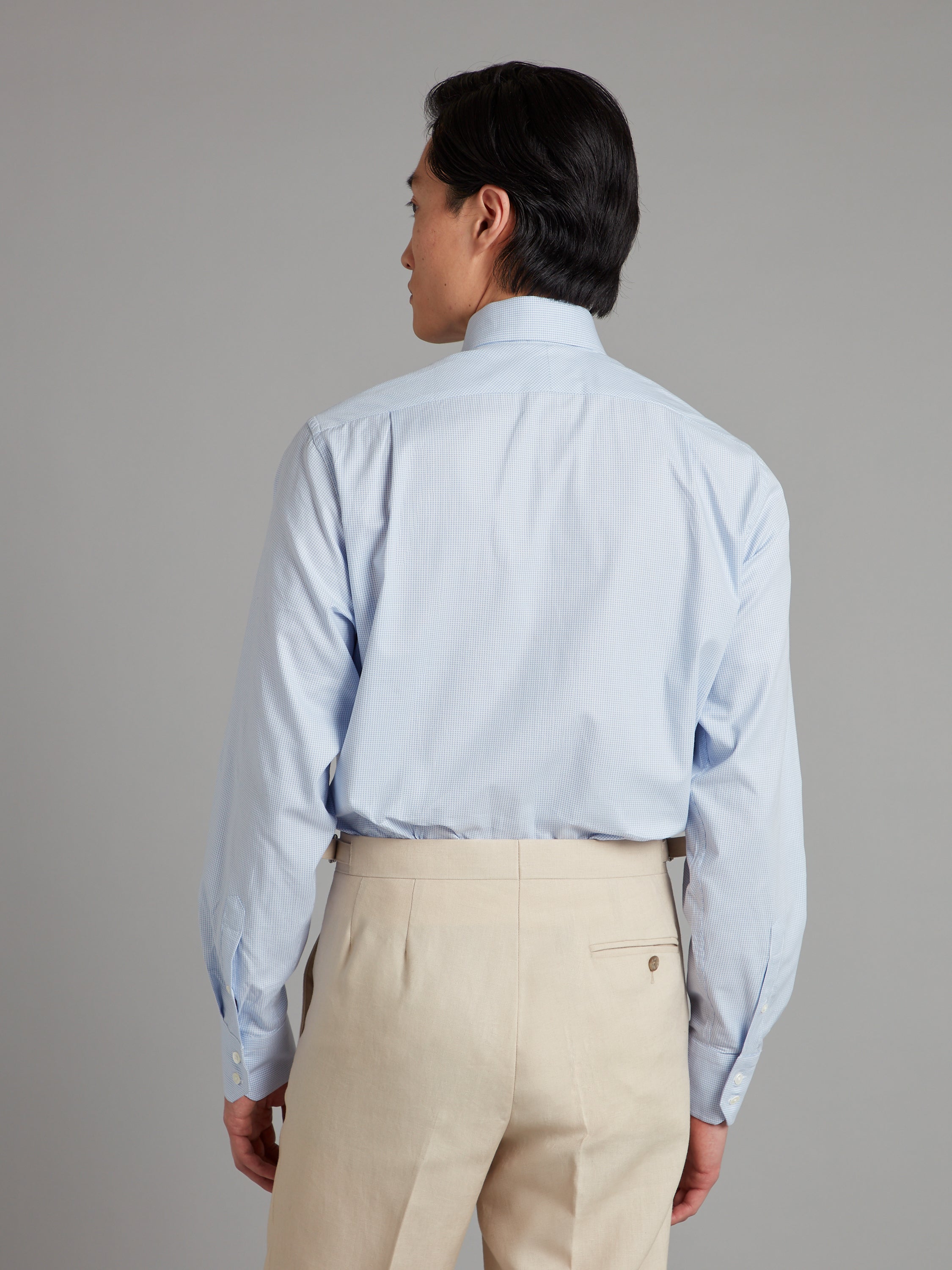 City Shirt - Puppytooth Sky Blue