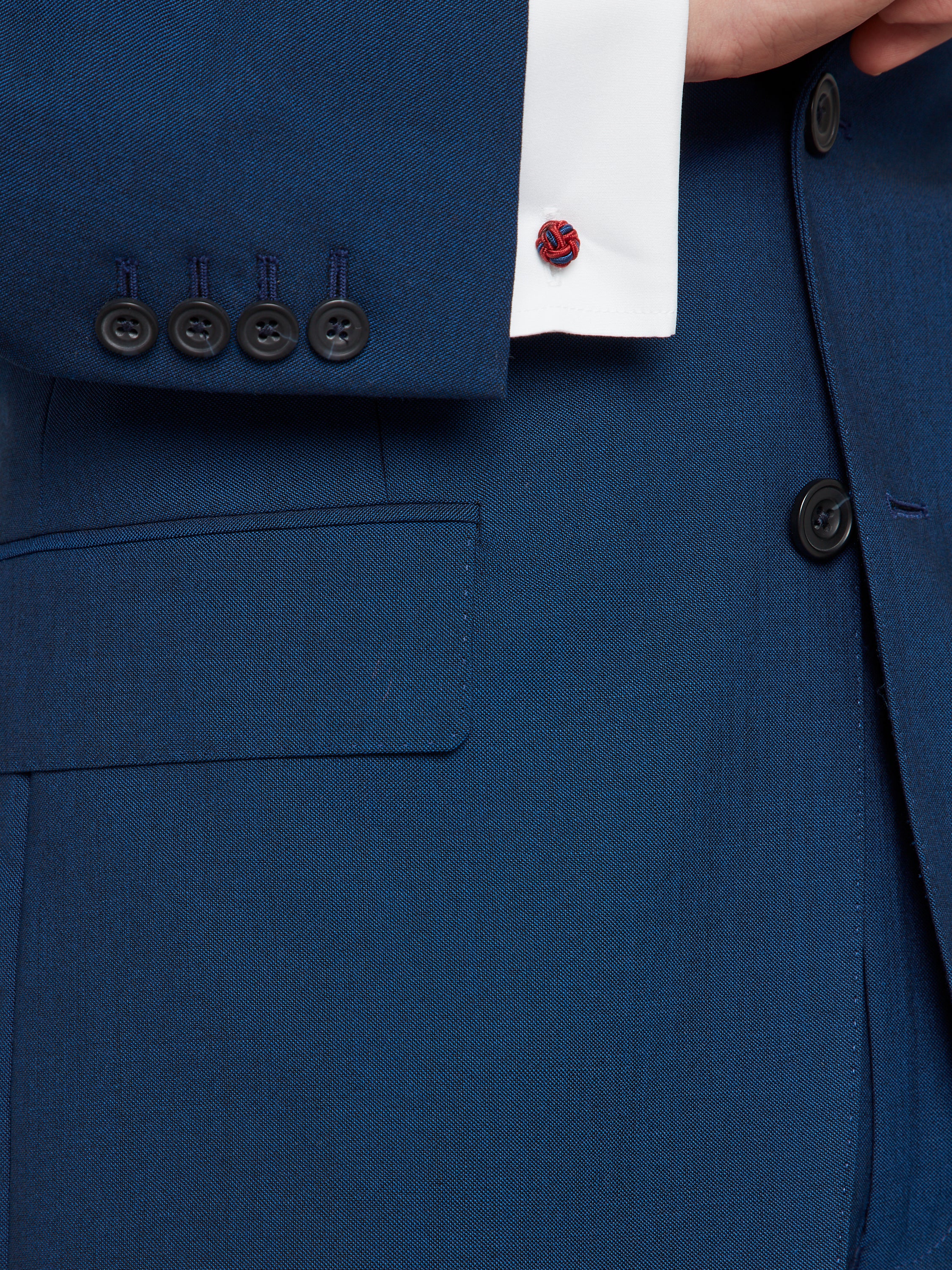 Mayfair Tailored Fit Suit - Blue Fresco Wool