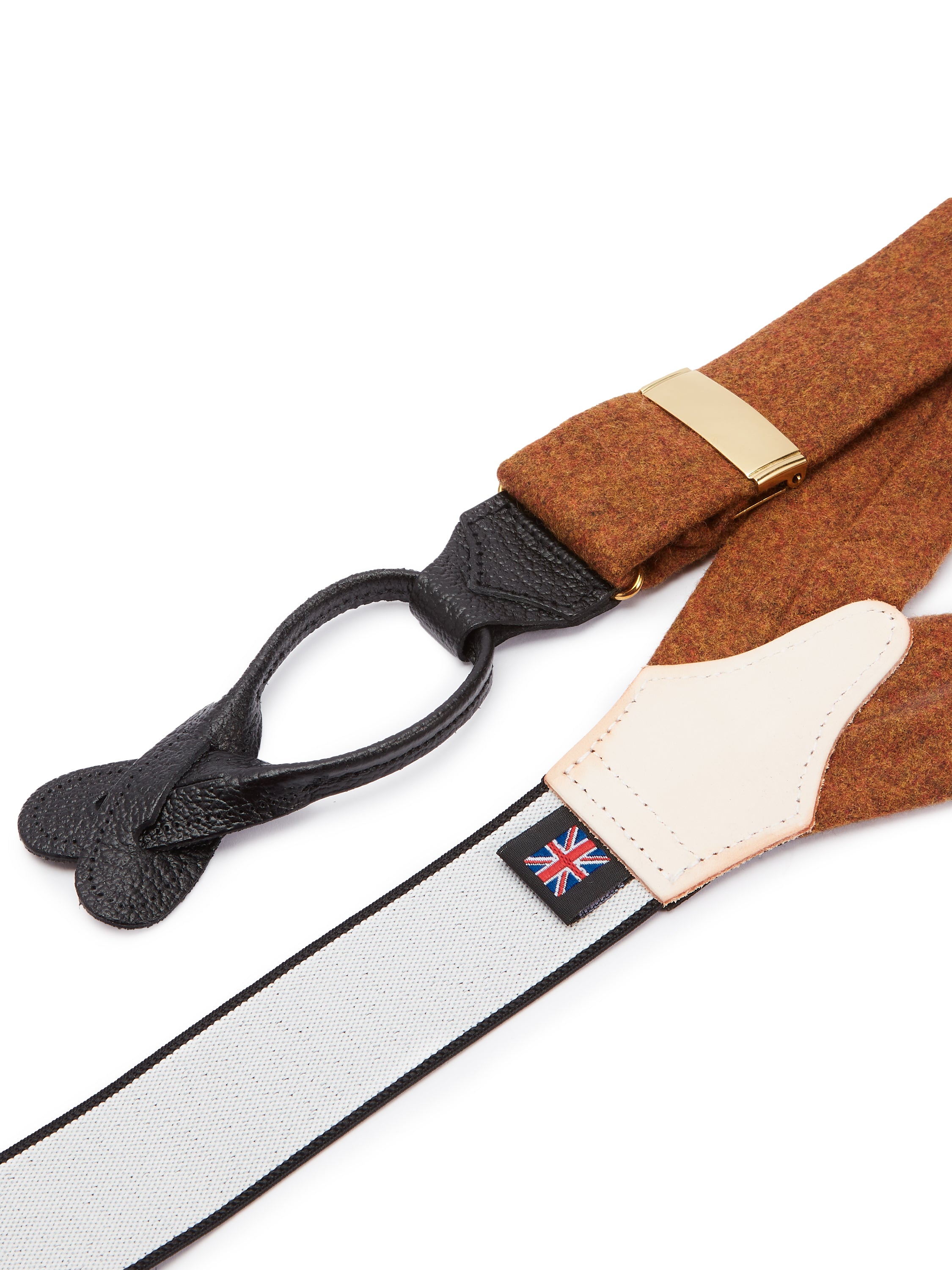 Wool Braces - Brown